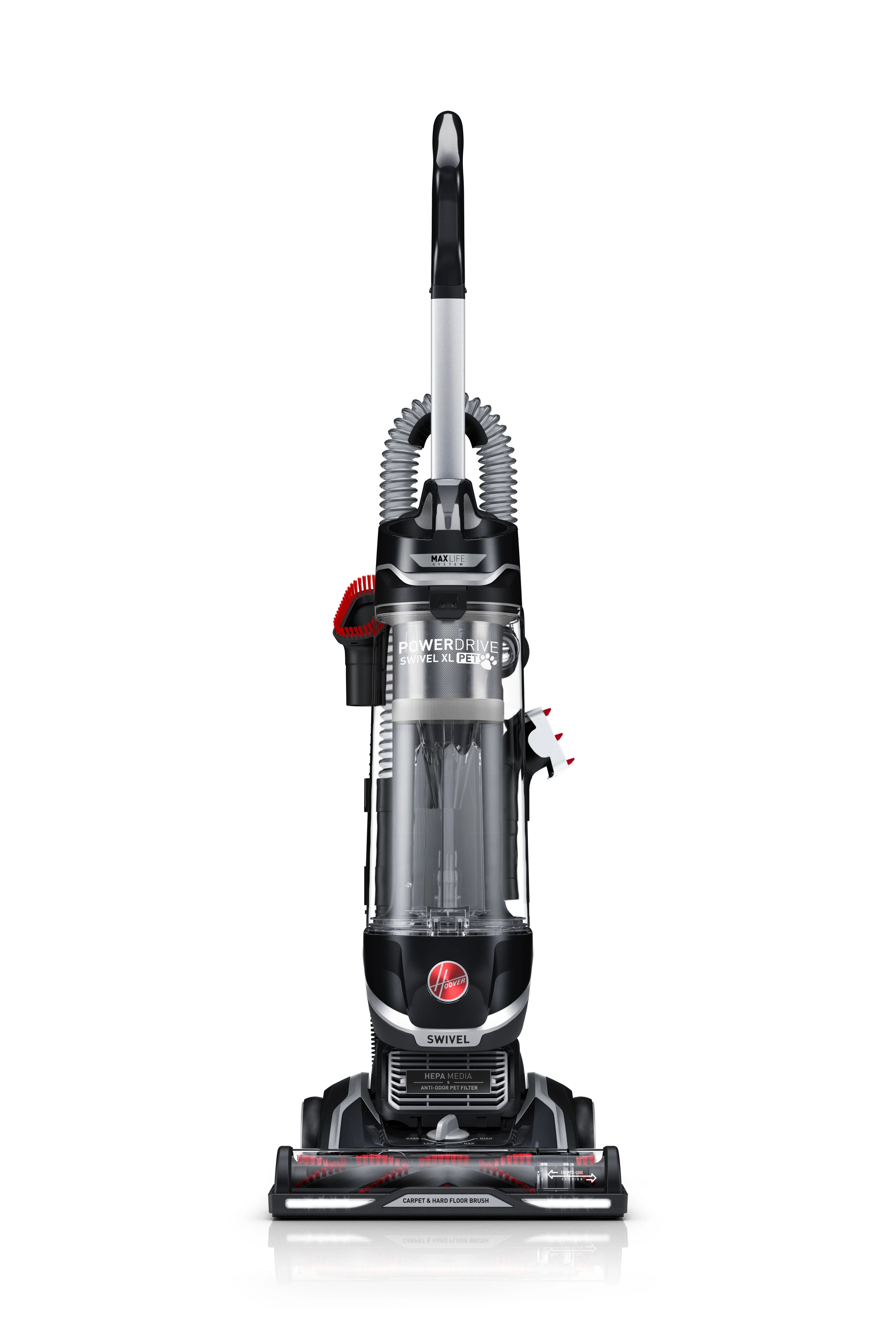 Hoover Bagless Upright Vacuum Cleaner, MAXLife Power Drive Swivel XL & Hoover Carpet & Room Refresher Fresh, Pet & Eucalyptus Scent Carpet Powders