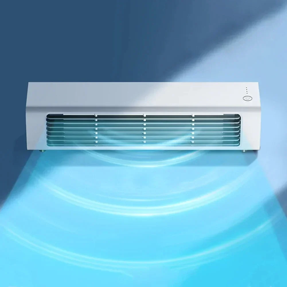 Rotorloser Ventilator mit Akku und Fernbedienung | Leiser Tischventilator & Wandventilator f��r Schlafzimmer und B��ro