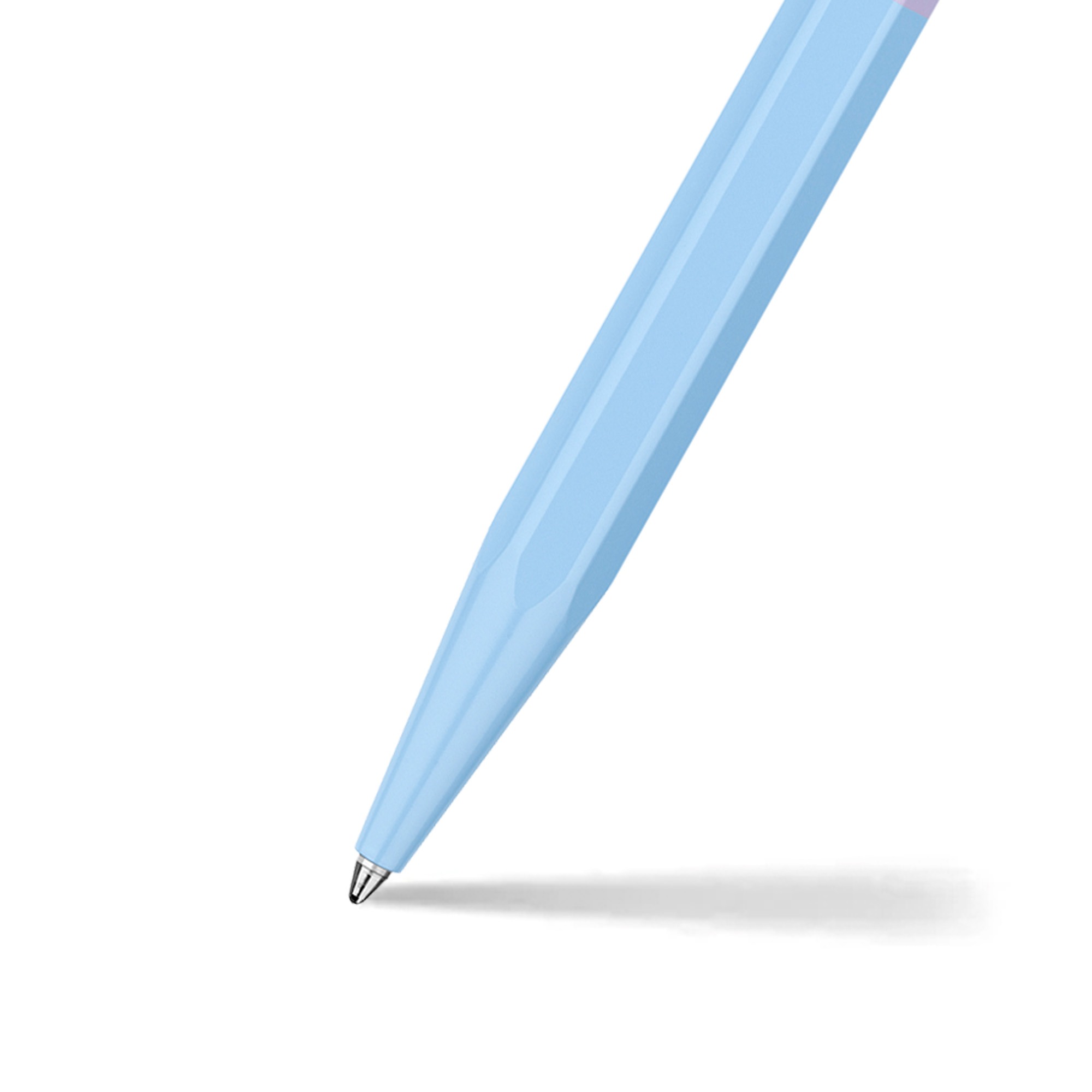 Caran d'Ache 849 Bille Paul Smith Ballpoint Pen - Sky Blue And Lavender