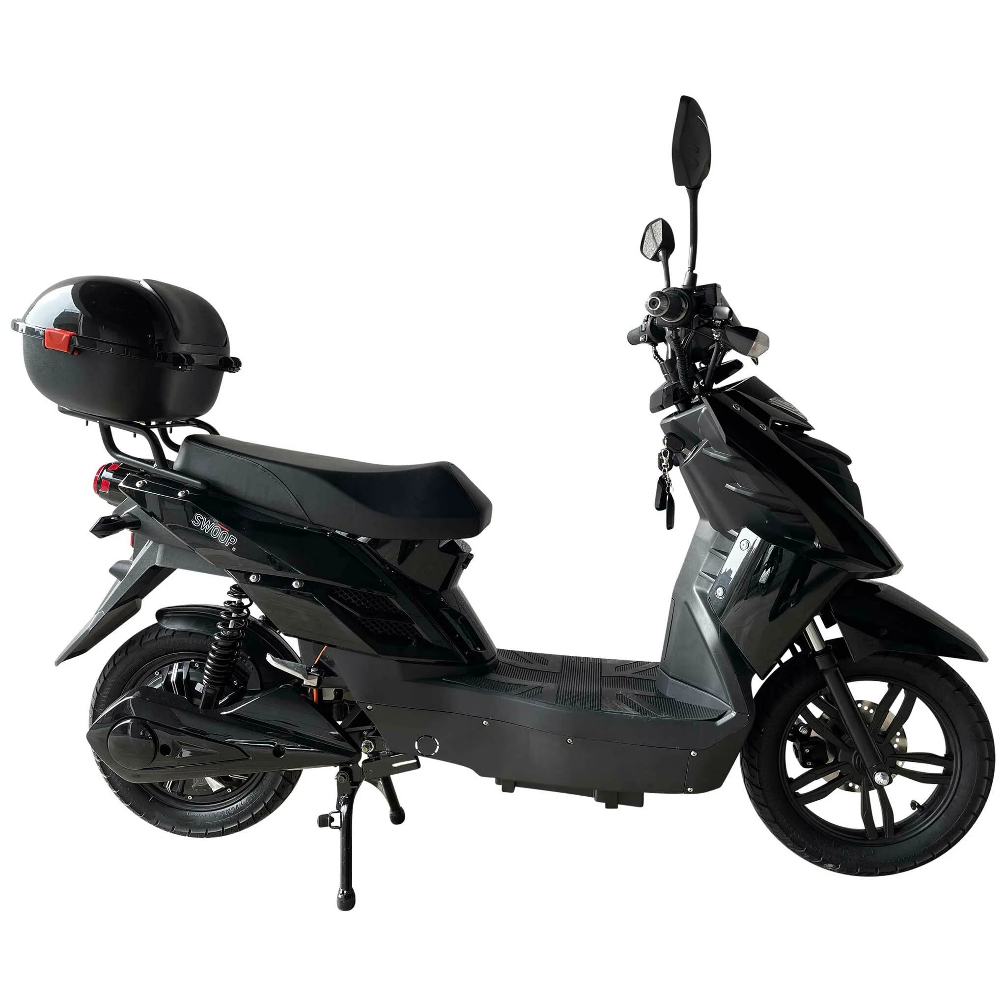 Swoop Elegante E-Scooter Elektroroller Schwarz 1000W
