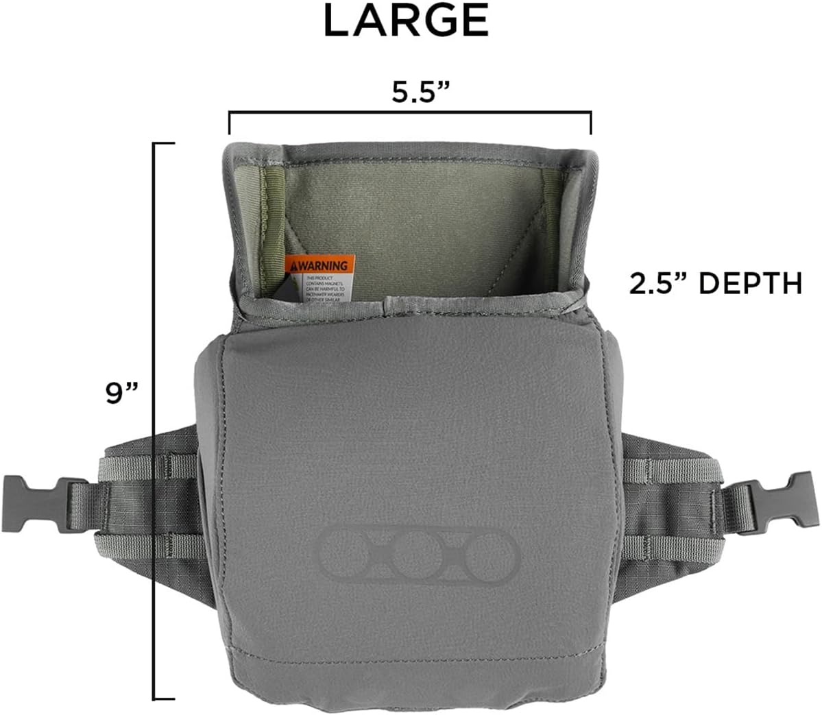 Eberlestock Recon Modular Bino Pack – Fortschrittliches Fernglas-Gurtsystem mit anpassbaren Aufsätzen – Dry Earth – groß