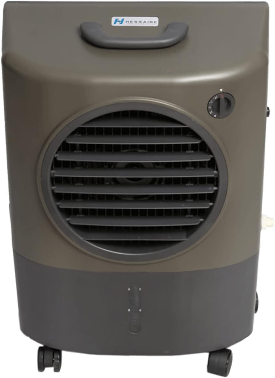 Hessaire MC18V Tragbarer Verdunstungskühler, grün, 1300 CFM, kühlt 500 m²