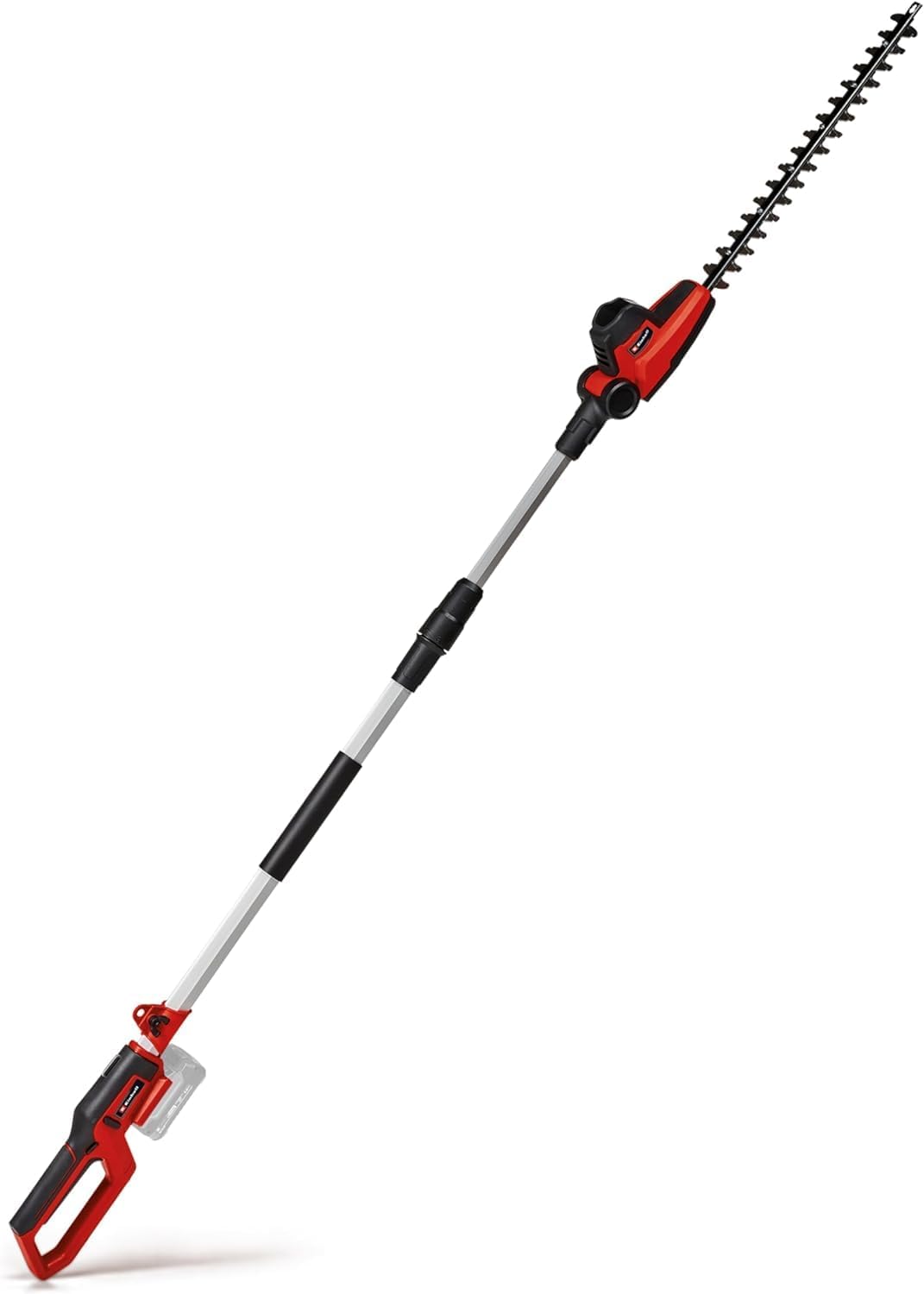 Einhell Akku-Teleskop-Heckenschere GC-HH 18/45 Li T-Solo Power X-Change (Lithium-Ionen, Hauptgriff drehbar, Metallgetriebe, Motorkopf 7-fach neigbar, ohne Akku und Ladegert)