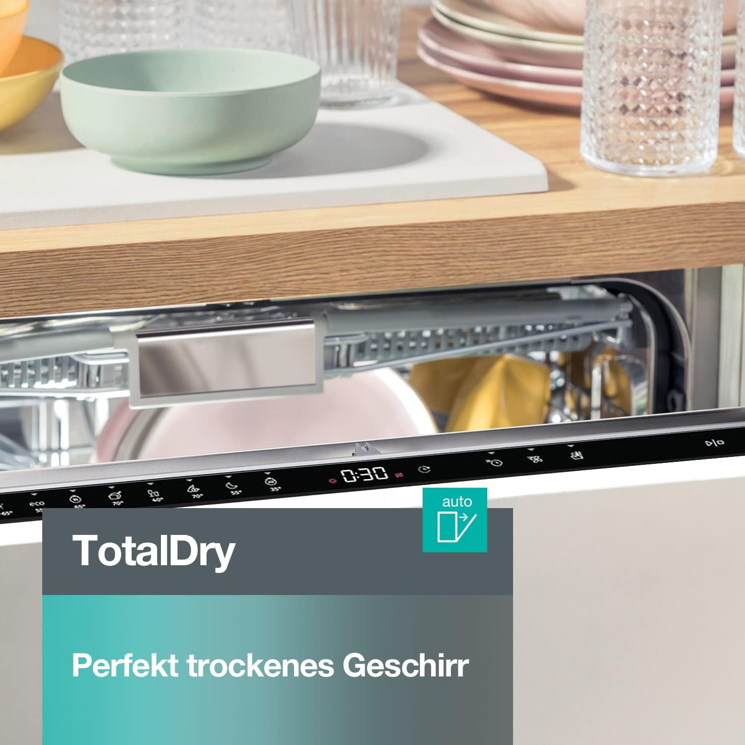 Gorenje GV663A66 Geschirrspüler/Einbaugerät FRONT NICHT ENTHALTEN/Made in EU/60 breite/16 Maßgedecke/8 Programme/TotalDry/Nachtprogramm/Status LED Licht/EEK: A-10%/Einbaumaße (HxBxT): 82 x 60 x 55,5cm
