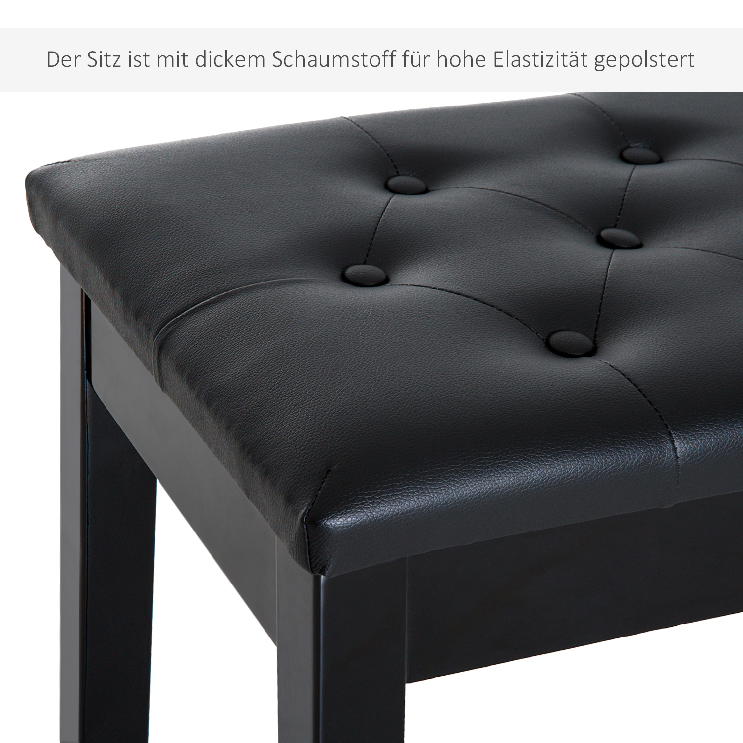 ? pianobank make-upkruk met opbergruimte pianokruk pianobank kruk (75 x 35 x 50 cm)