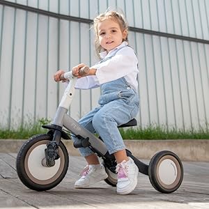KikkaBoo Triciclo Evolutivo de Bebé 5 en 1 Flip