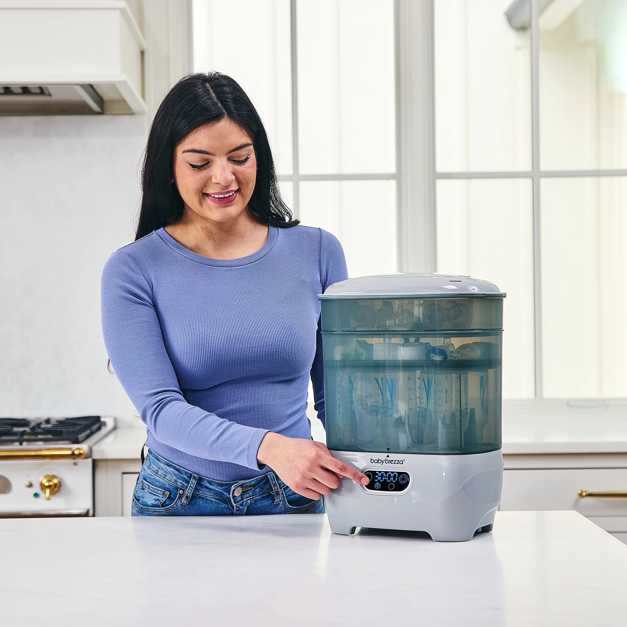One Step? Babyfles Sterilisator en Droger Geavanceerd - Elektrische Stoomsterilisator met HEPA-filter
