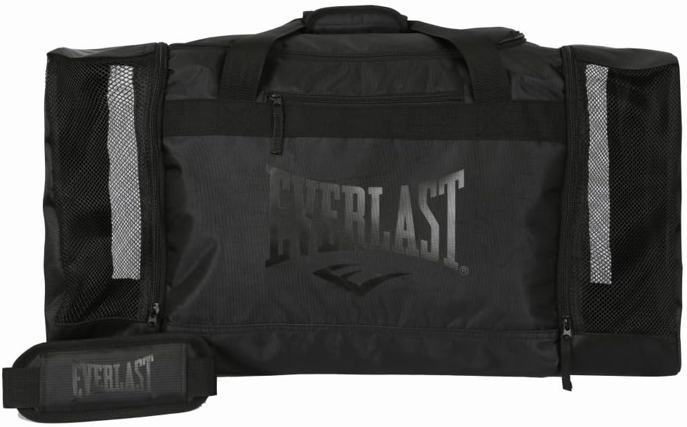 Everlast Unisex Erwachsene Sport Boxen Sporttasche Holdball, Schwarz, 70 L