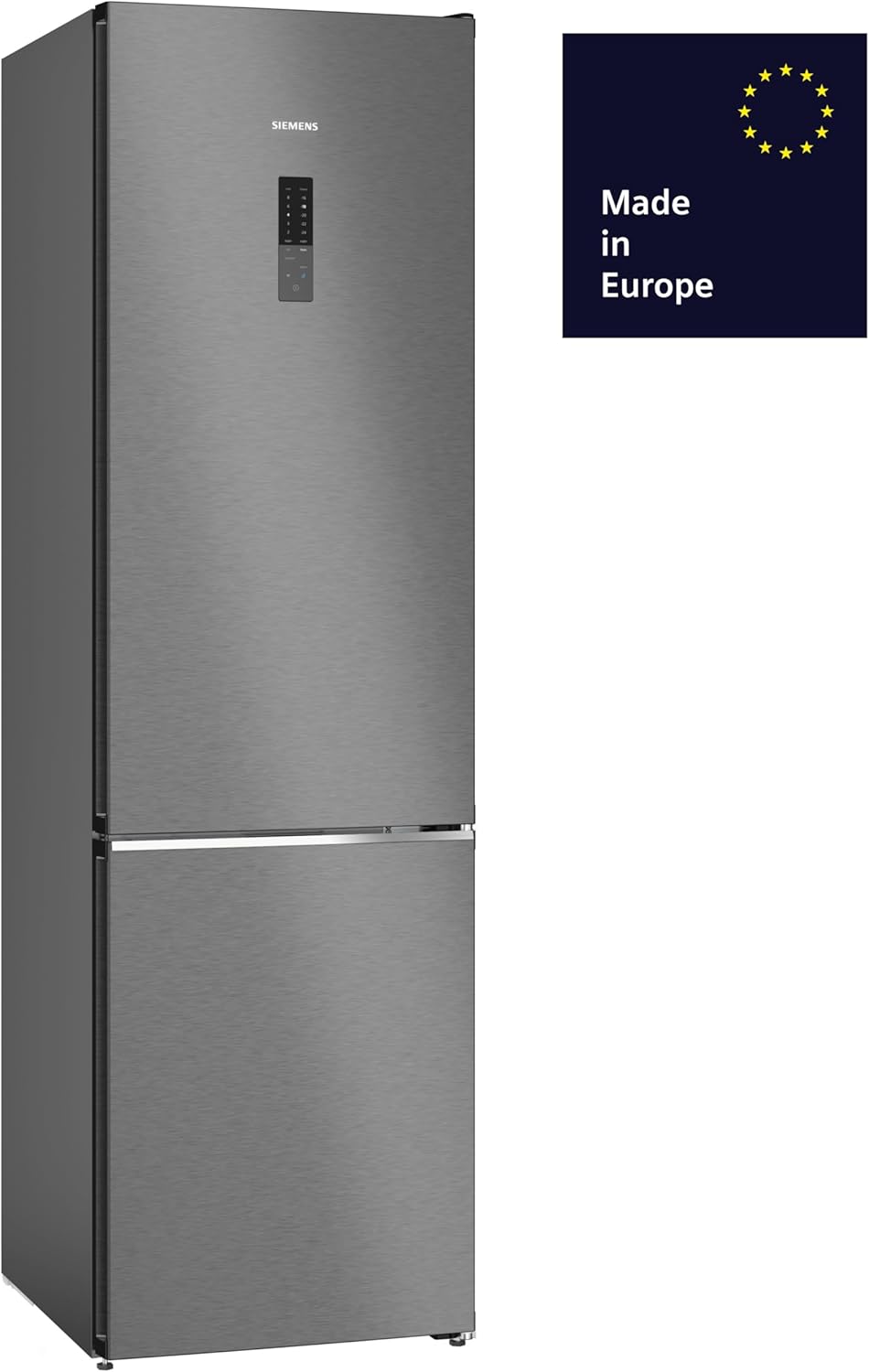 SIEMENS KG39EAICA iQ500 Kühl-Gefrier-Kombination, 201 x 60 cm, 249 L Kühlen + 94 L Gefrieren, LowFrost seltener abtauen, LED-Beleuchtung gleichmige Ausleuchtung, BigBox Platz für groes Gefriergut