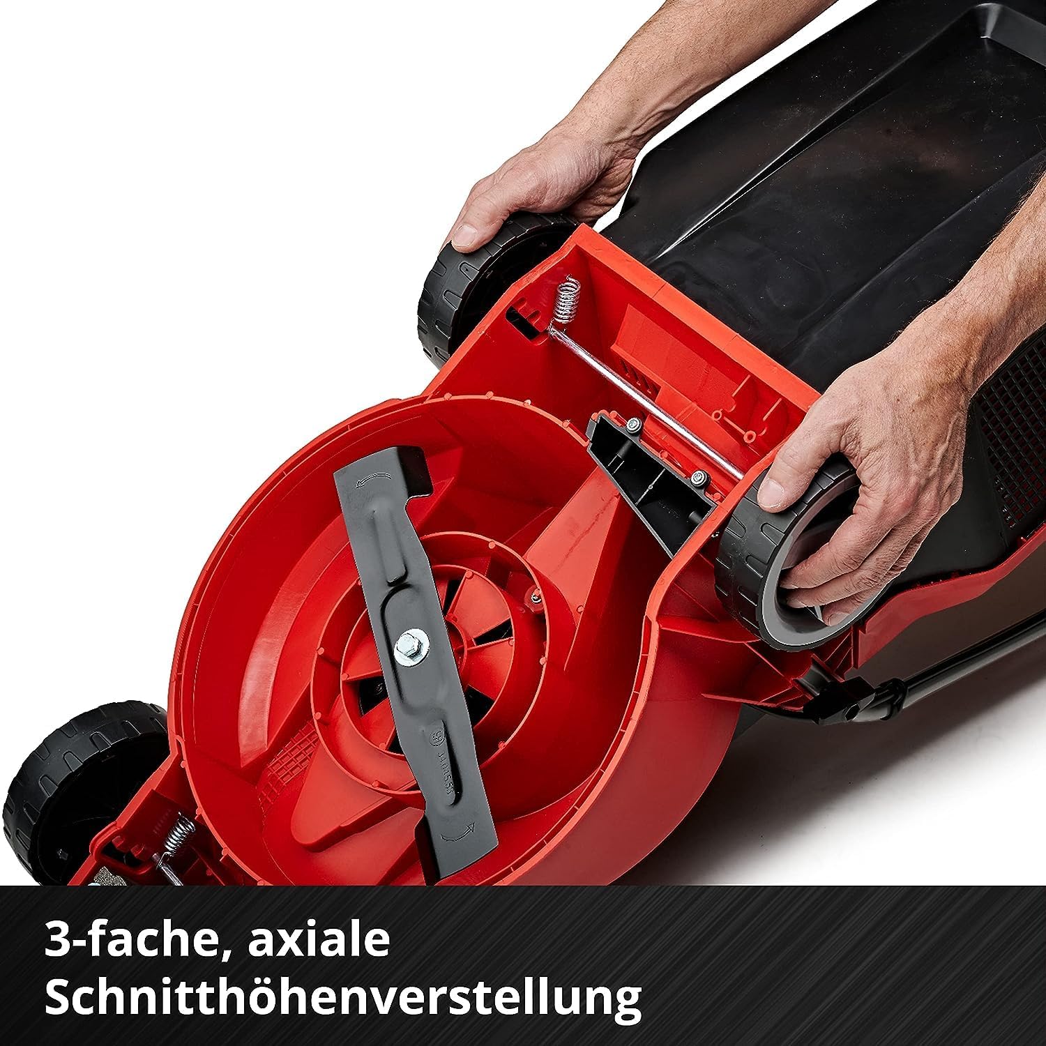 Einhell City Akku-Rasenmher GE-CM 18/30 Li Kit Power X-Change (18 V, 30 cm Schnittbreite, bis 150 m, Brushless, 25L Fangkorb, 30-70 mm Schnitthhe, inkl. 3,0 Ah Akku + Ladegert)