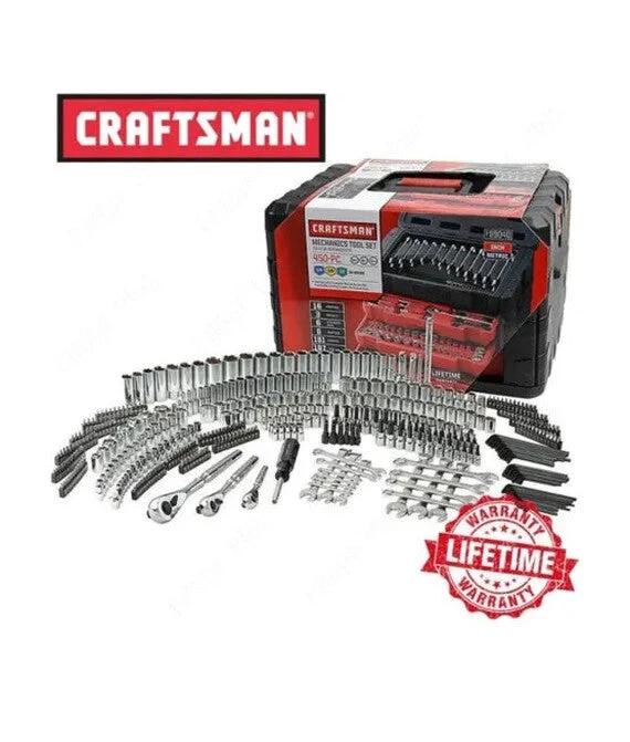 Craftsman 450-Piece Ratchet Socket Hand Wrench Mechanics Toolset