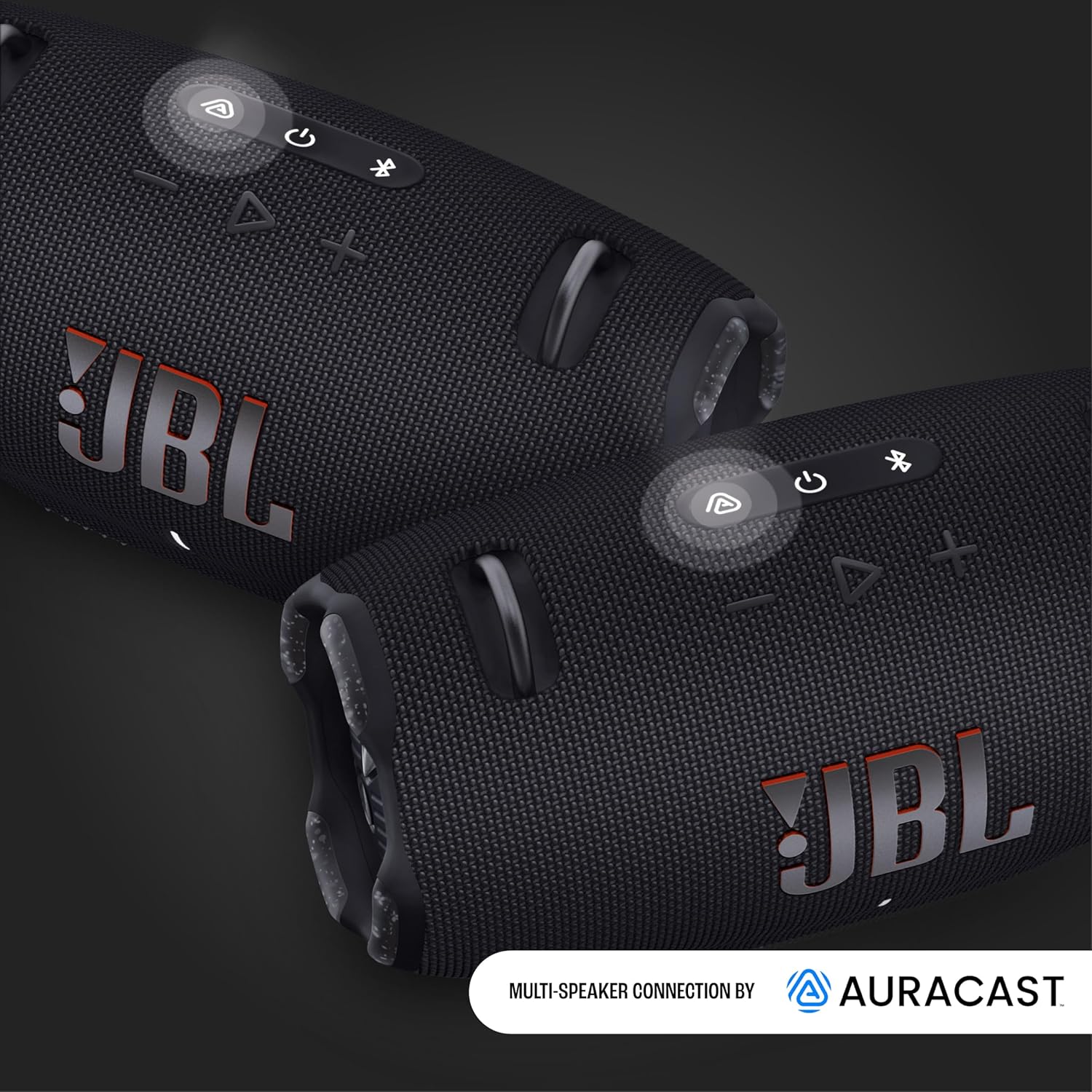 JBL Xtreme 4 Musikbox in Schwarz – Tragbare Bluetooth-Lautsprecher-Box mit tiefem Bass, KI-Sound-Boost und integrierter Powerbank – Wasserfest und staubfest ohne PD-Adapter – 24 Laufzeit