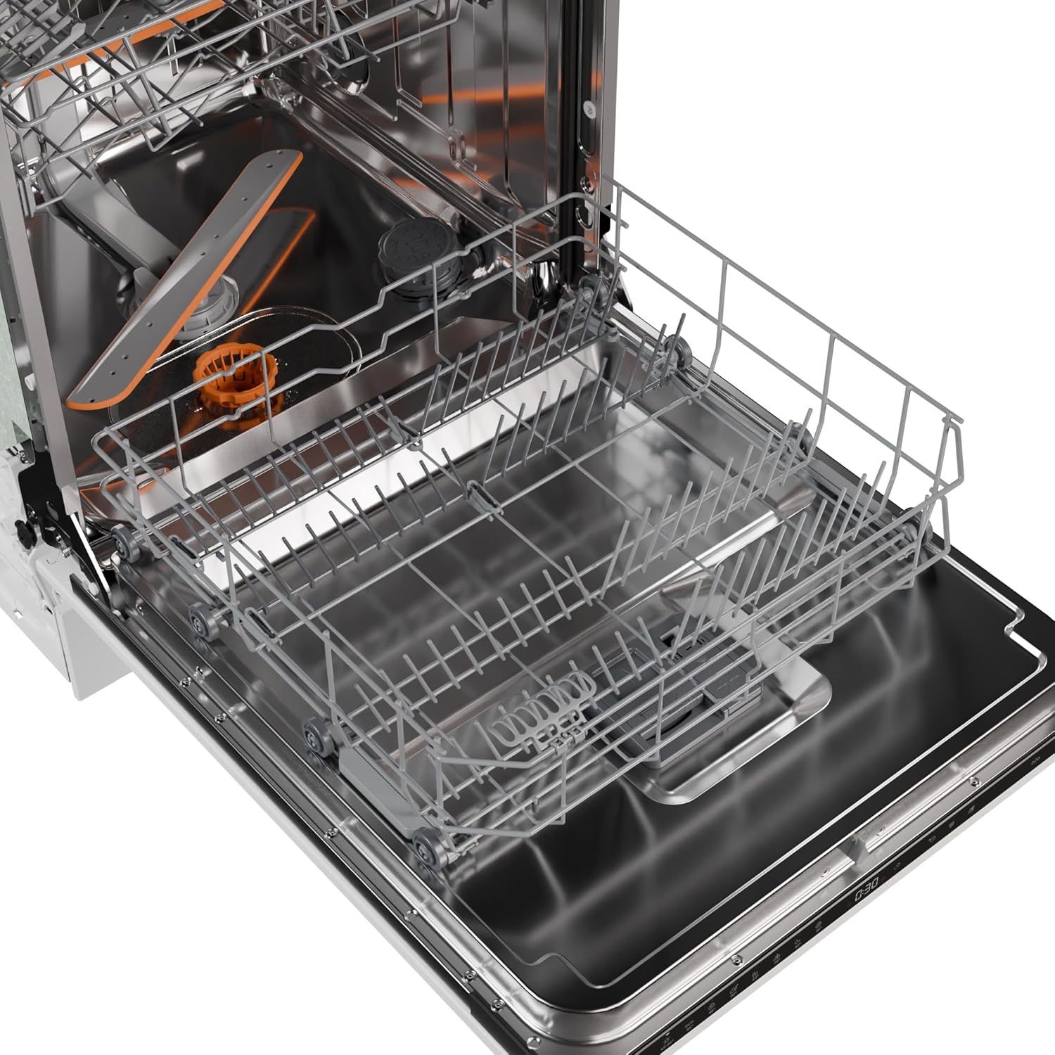 Gorenje GV663A66 Geschirrspüler/Einbaugerät FRONT NICHT ENTHALTEN/Made in EU/60 breite/16 Maßgedecke/8 Programme/TotalDry/Nachtprogramm/Status LED Licht/EEK: A-10%/Einbaumaße (HxBxT): 82 x 60 x 55,5cm