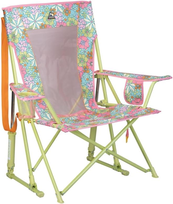 GCI Outdoor Sunshade Rocker Outdoor Rocking Chair with Canopy