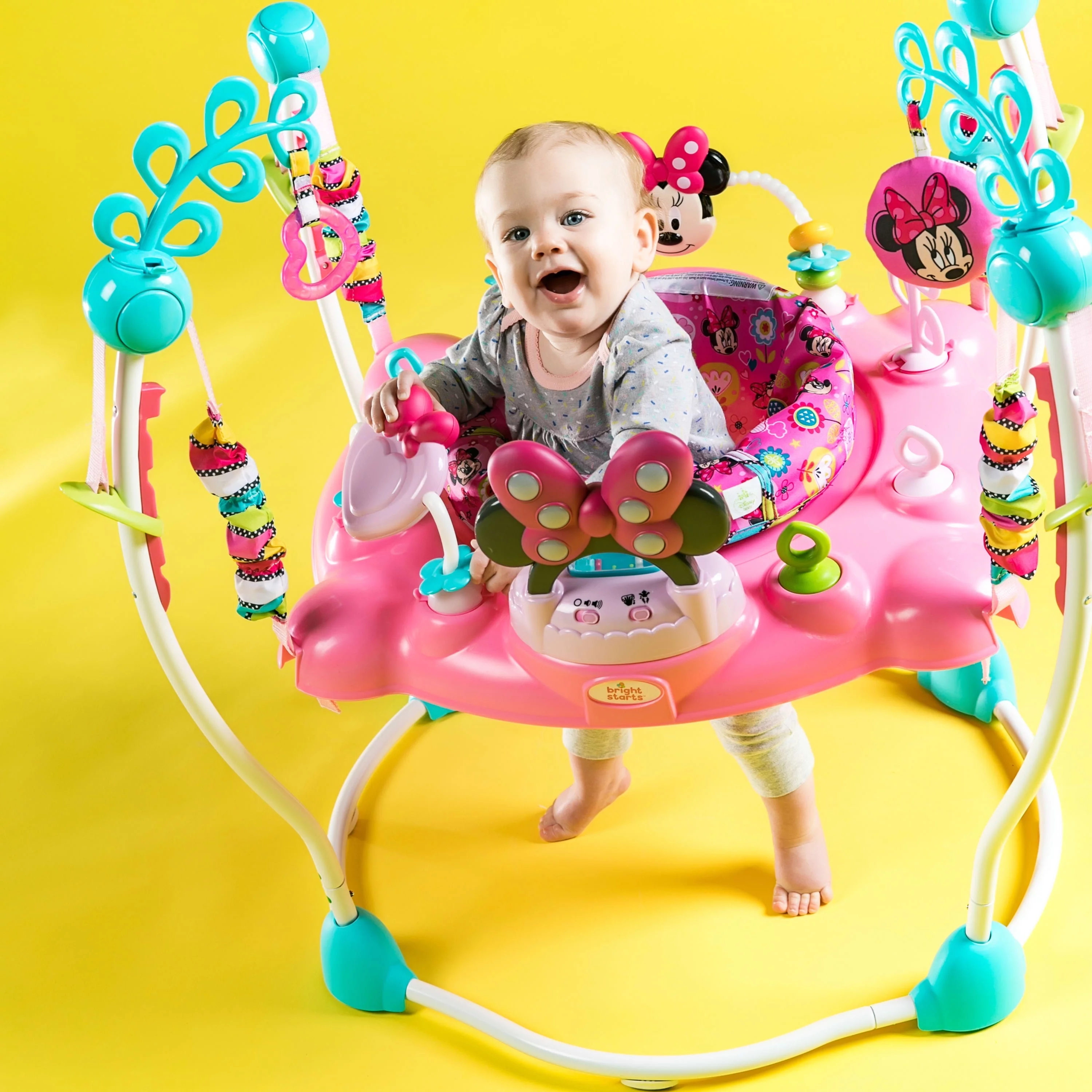 Bright Starts Disney Baby Minnie Mouse PeekABoo Activiteitenwip met Licht en Muziek, vanaf 6 maanden