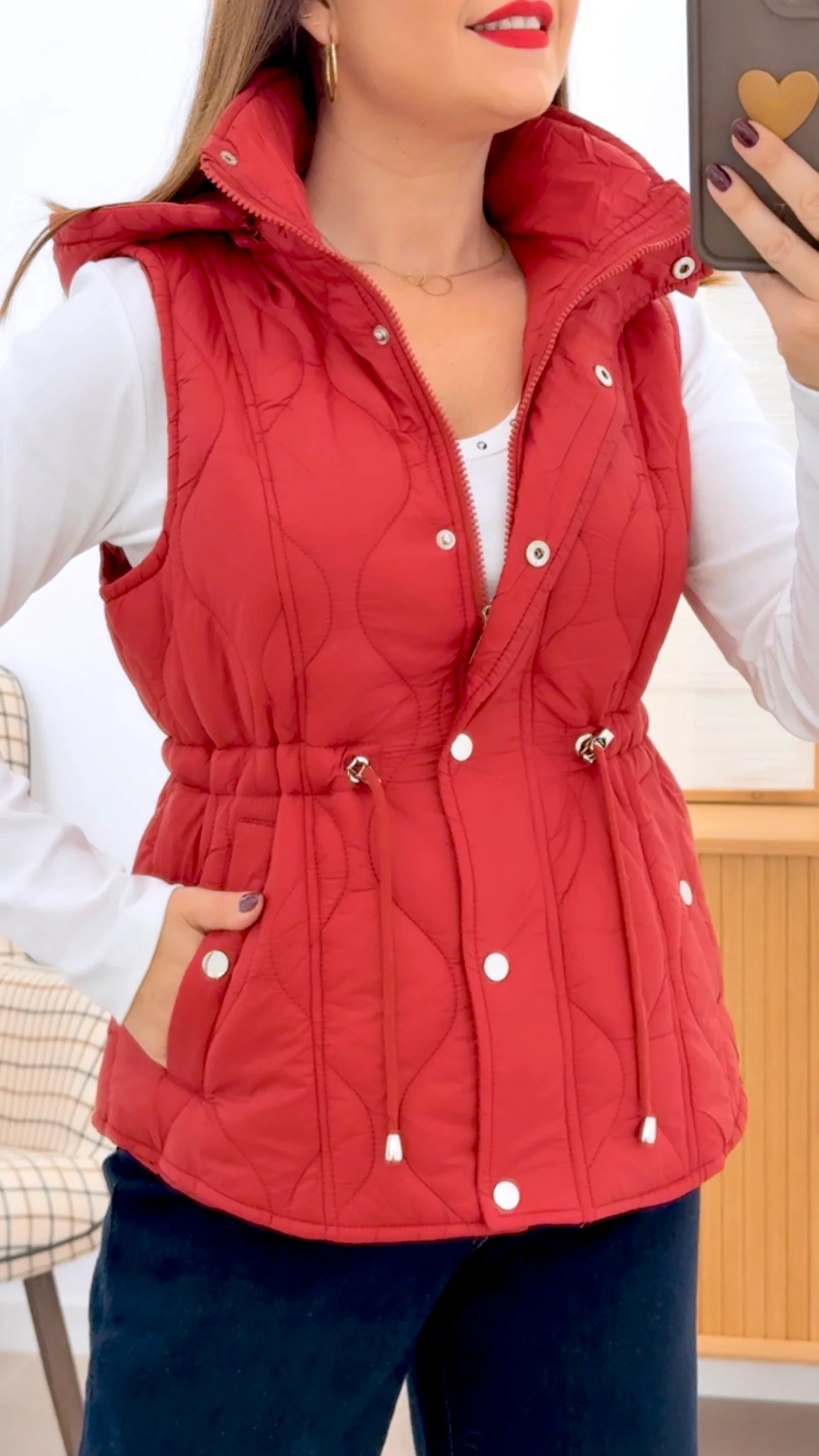 CHALECO ACOLCHIDY GRANATE