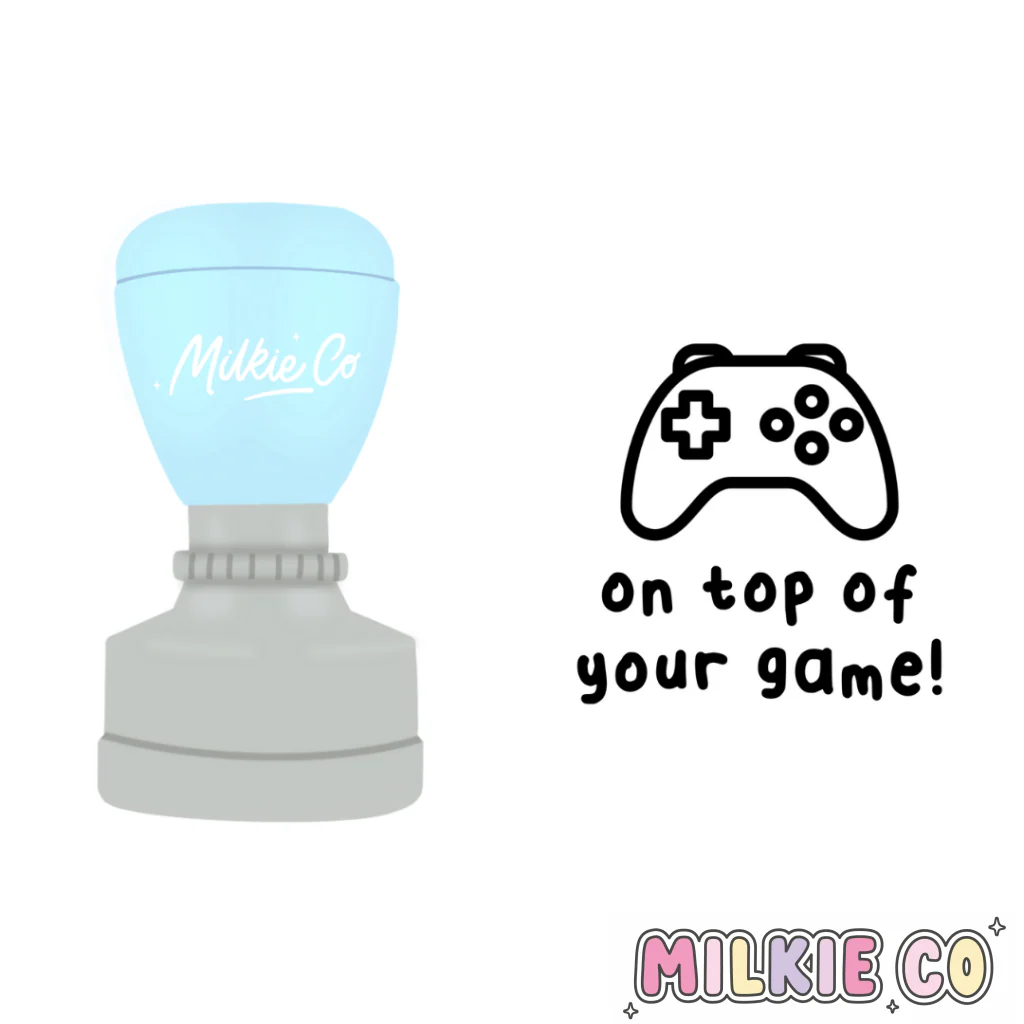 'Ontop of your game' Stamp