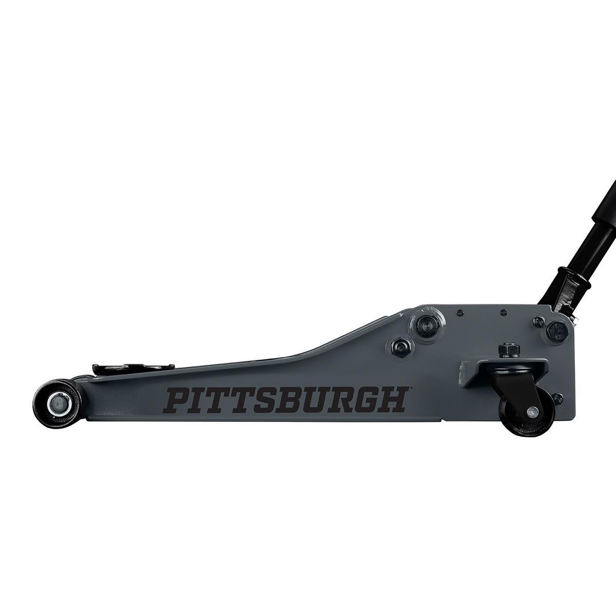 PITTSBURGH 3 Ton Lage Profiel Vloerkrik met RAPID POMP, Leigrijs