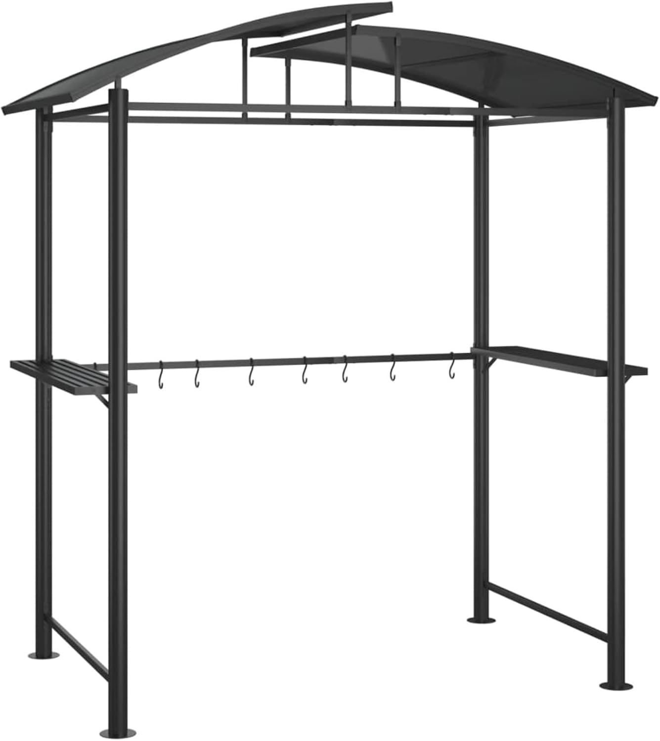 Festnight Grill Pavillon Wasserdicht 210x114x230 cm Grillpavillon Grill Unterstand Outdoor Grillhütte Grillunterstand Wetterfest BBQ Gartenlauben Winterfest Garten Terrasse