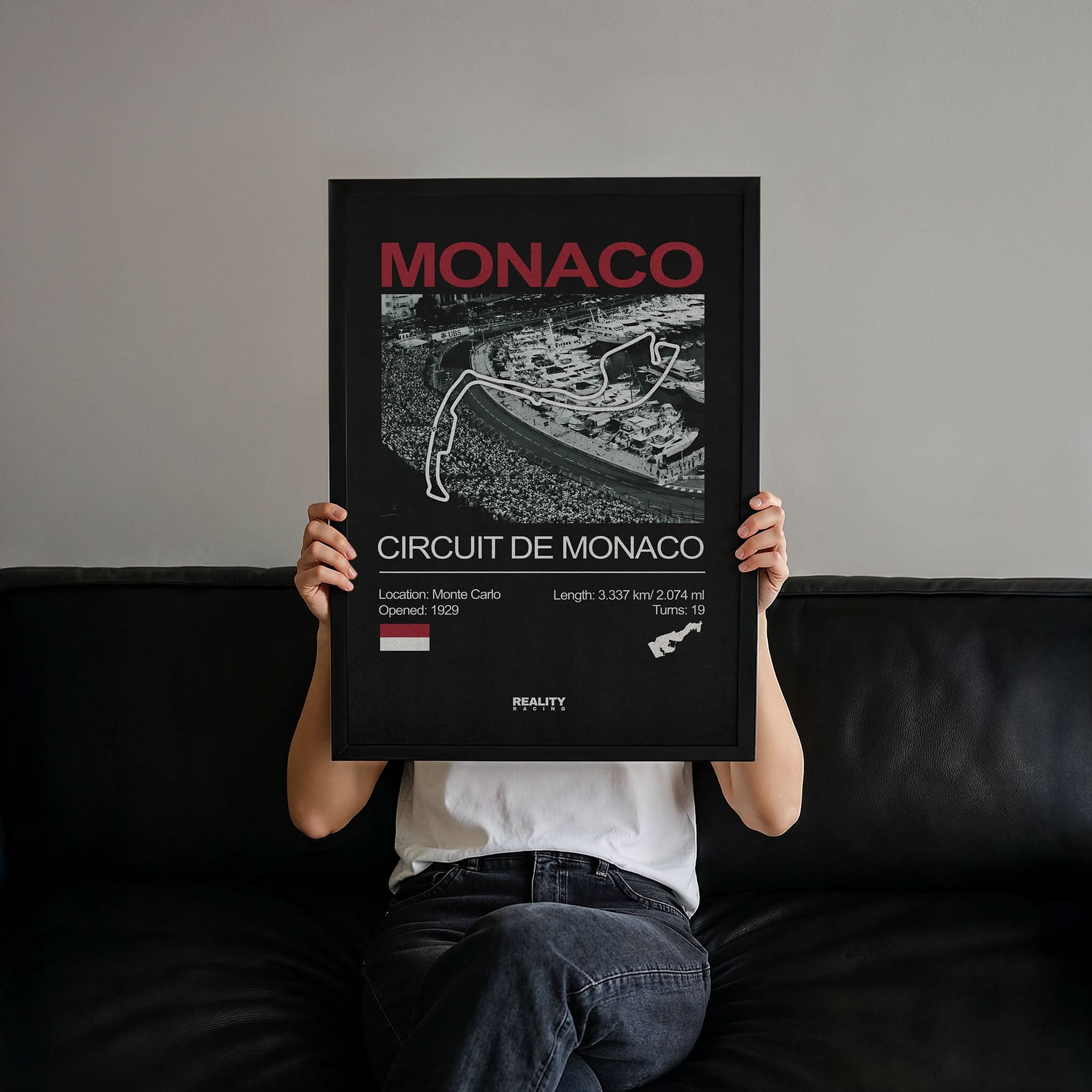 Monaco Circuit Wall Art �?Digital Edition