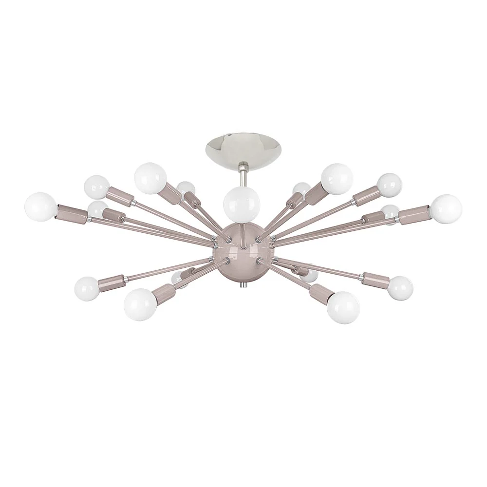 Color Elliptical Sputnik Flush Mount