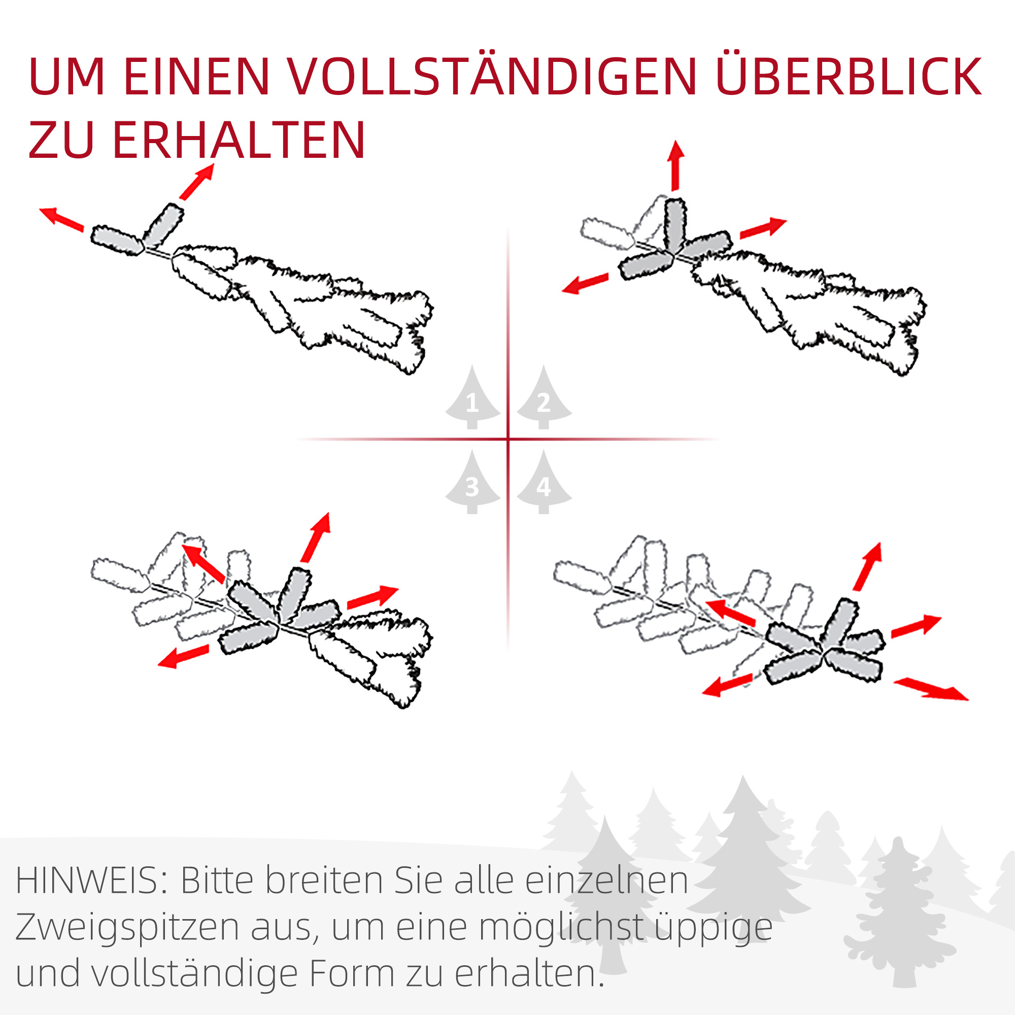 Kunstmatige Kerstboom, 210 cm, Besneeuwde PVC-Takken, Opvouwbaar, Metalen Standaard, Groen/Wit