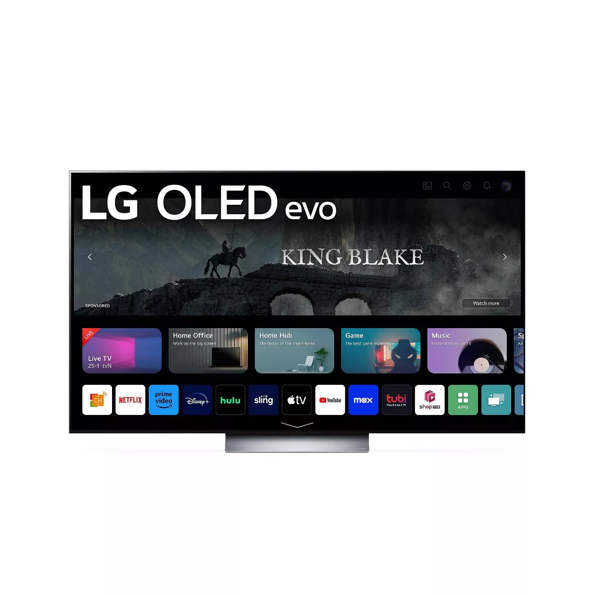 LG 65′′ Class 4K UHD 2160p Smart OLED TV