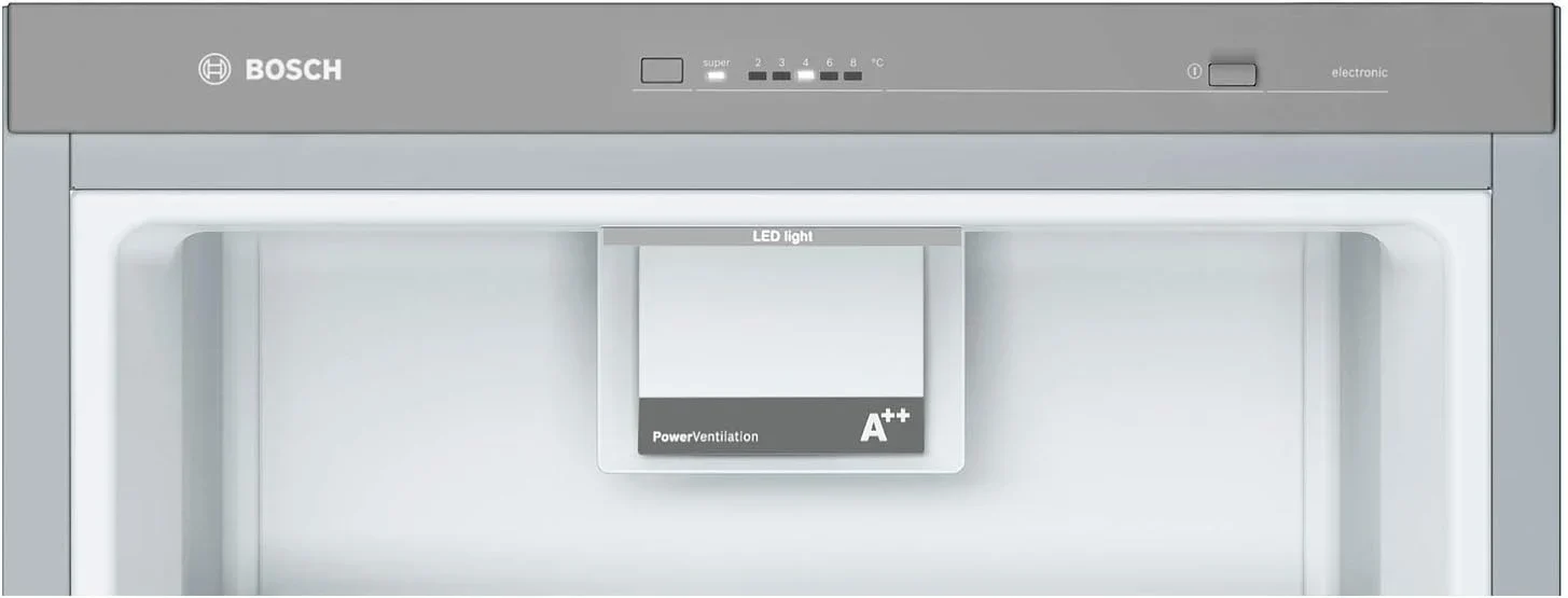 Bosch KSV33VLEP-Série 4 Réfrigérateur pose-libre - 324 litres - 176 x 60 cm - Inox