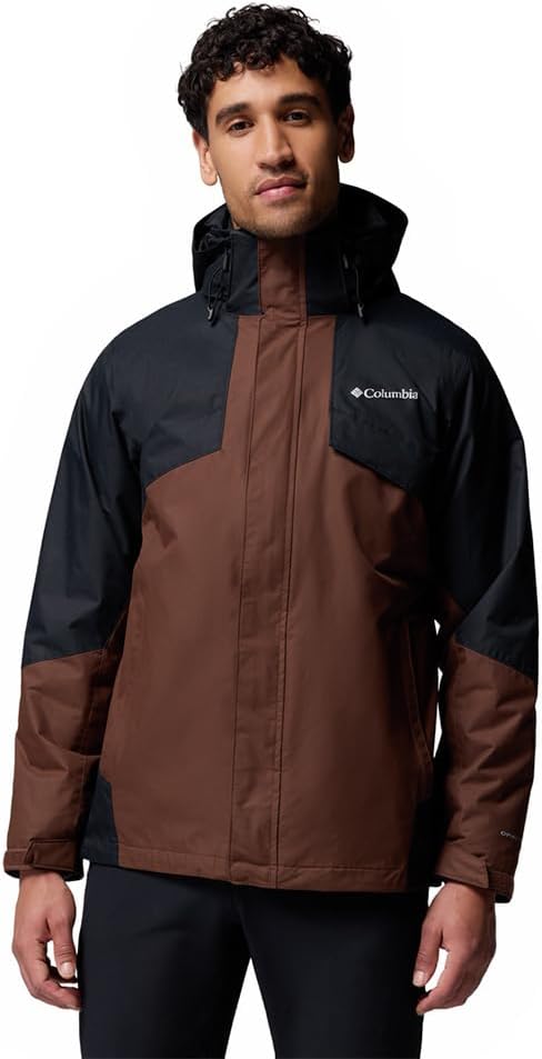 Men's Bugaboo Fleece Interchange Jacket, 3 In 1 Interchange Winter Coat, Ancient Fossil, Size L