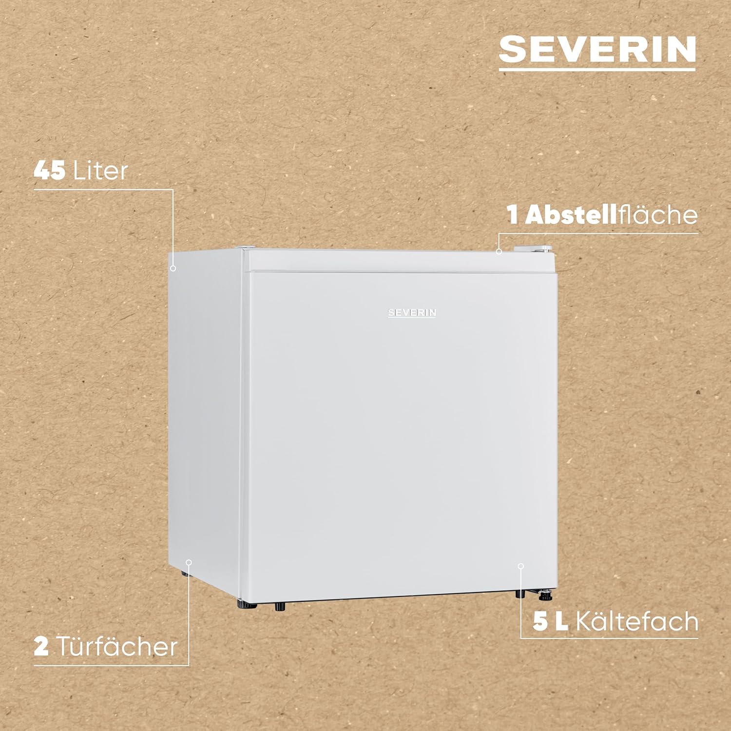 SEVERIN GB 8886 Gefrierbox kompakt weiß