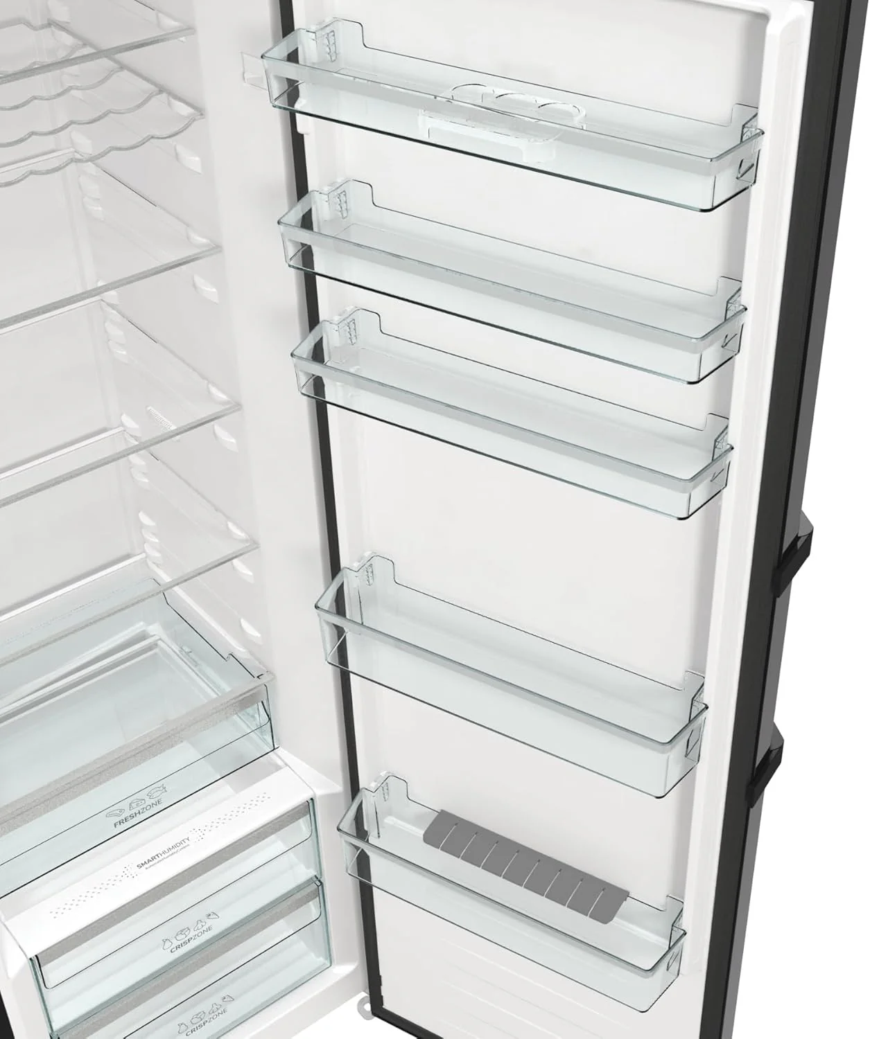 Gorenje R 619 DAXL6 Koelkast/AdaptTech/FreshZone/Snelkoelfunctie/Ventilatiekoelsysteem/LED Display/398l/185cm/EEK D/Roestvrij staal