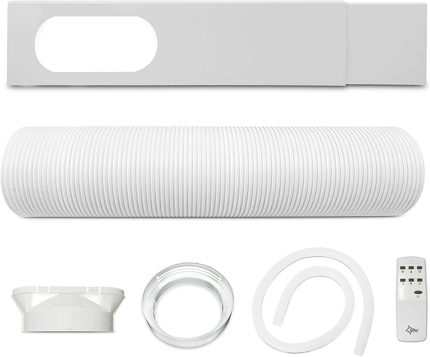 SUNTEC Mobiles Klimagerät Impuls 2.6 Eco R290 – Klimaanlage mobil und leise mit Abluftschlauch – Kühler & Entfeuchter für Räume bis 34 qm – Mobile Kühlung für Wohnung & Büro – 9.000 BTU | 2600 Watt