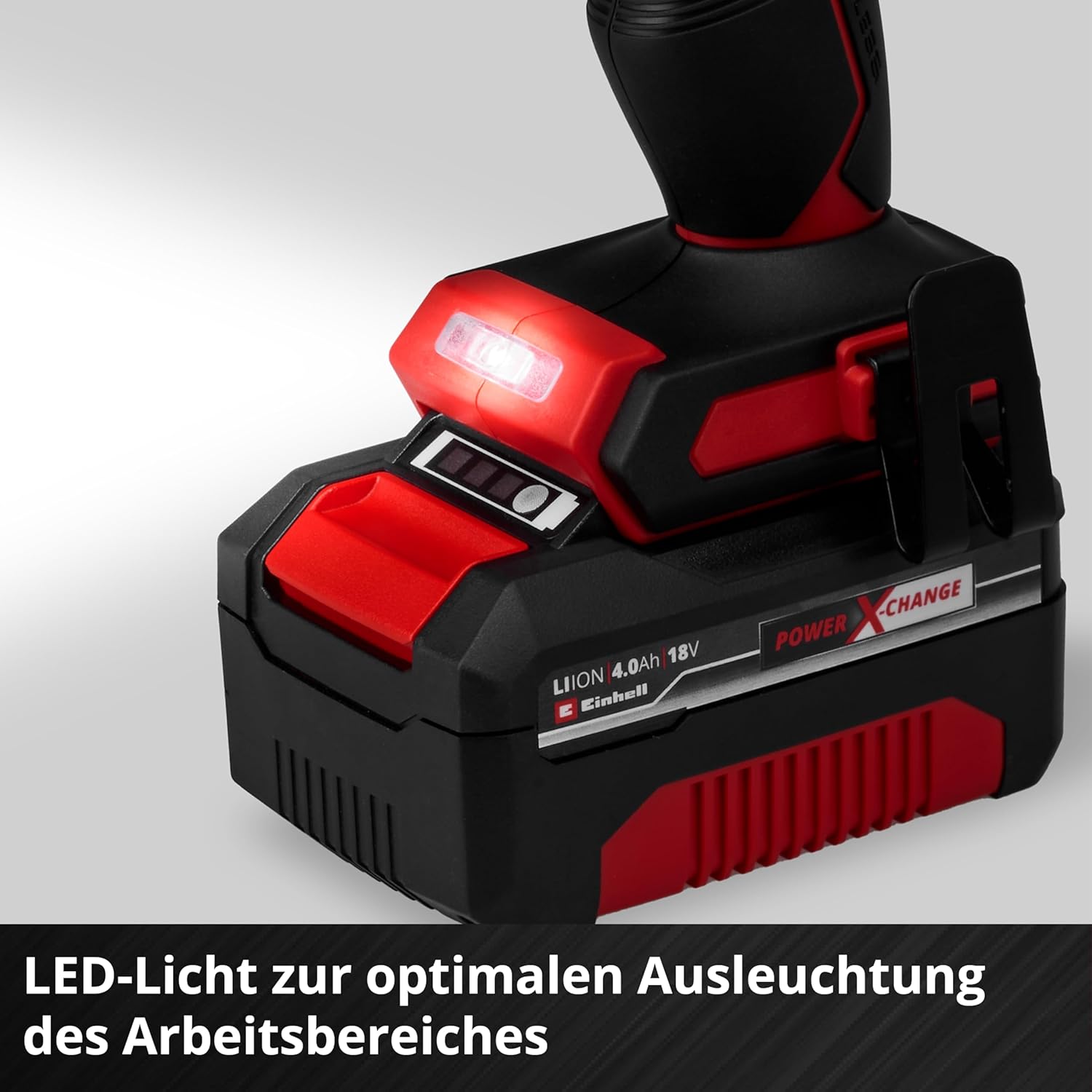 Einhell Professional Akku-Schlagschrauber IMPAXXO 18/450 (1x4,0Ah) Power X-Change (18 V, 450 Nm, Brushless, Außenvierkant-Aufnahme, inkl. 4 Ah Akku, Ladegerät, Nuss-Set)