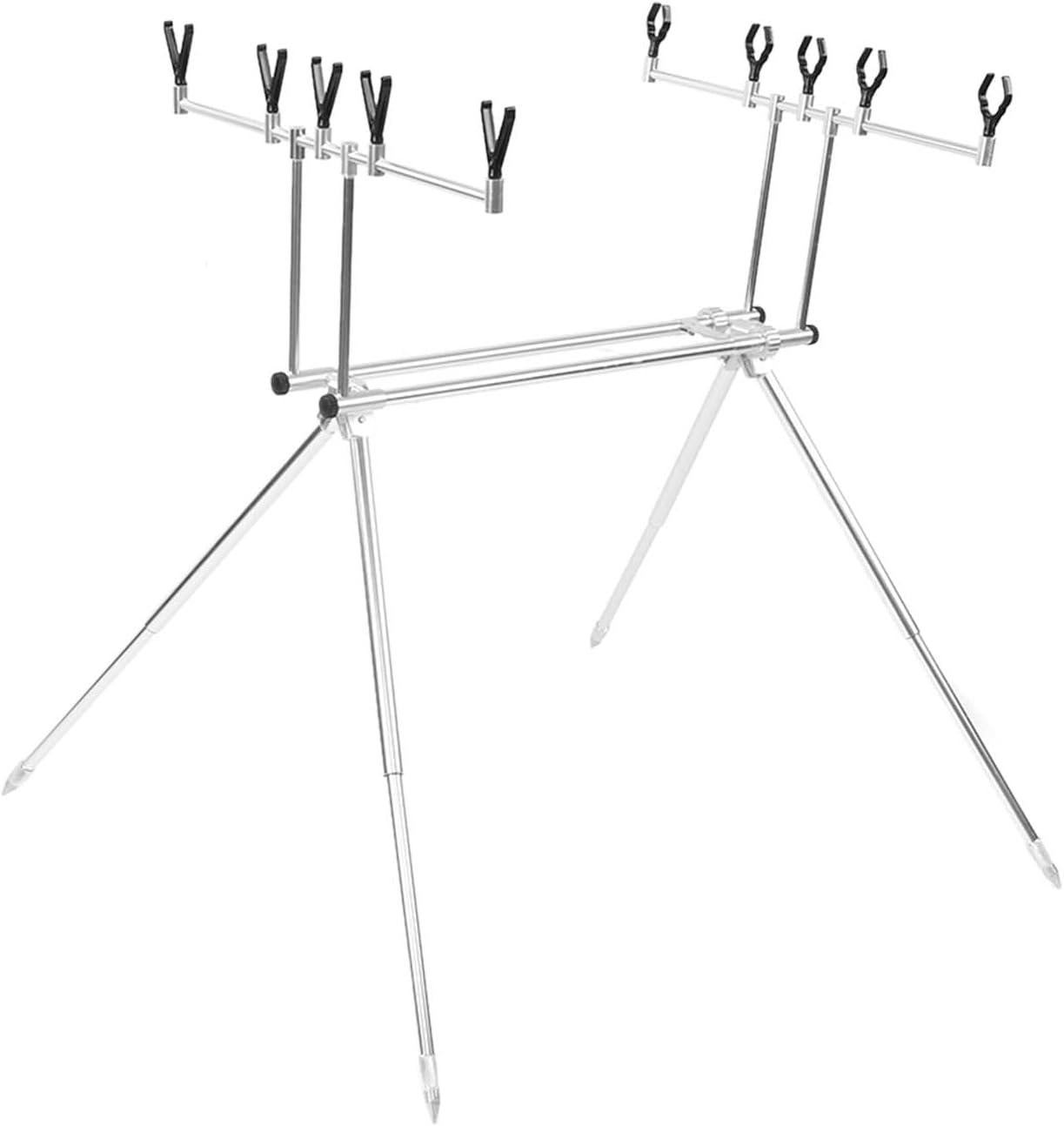 Einziehbarer Angelrutenständer mit abnehmbarem Design aus Aluminiumlegierung für Angelruten