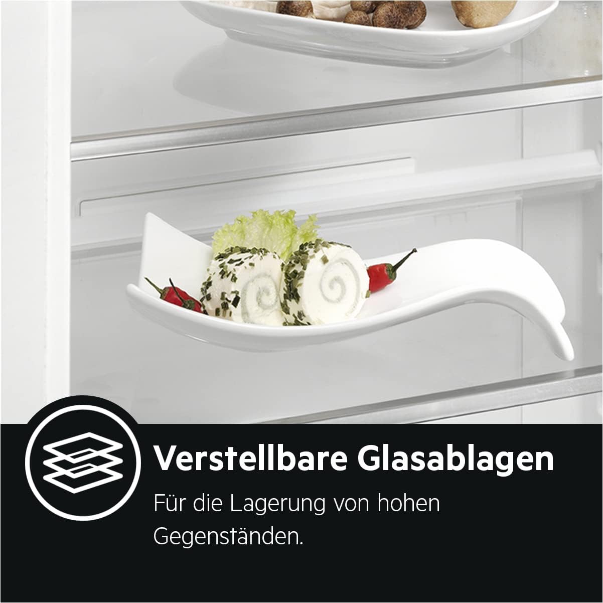 AEG RDB424E1AW Freistehender Doppeltür - Kühlautomat/Serie 5000 mit ColdSense / 1434 mm/Gefrierteil oben / 206 L/LowFrost – weniger Eisbildung/Farbe: Weiß/E