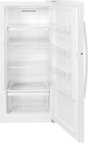 GE 14.1 Cu. ft. White Frost-free Upright Freezer – FUF14DLRWW