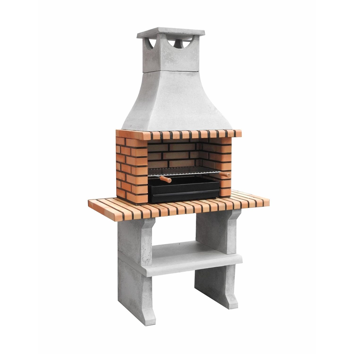 Grill Naples XL z 2 mini ławkami i paleniskiem