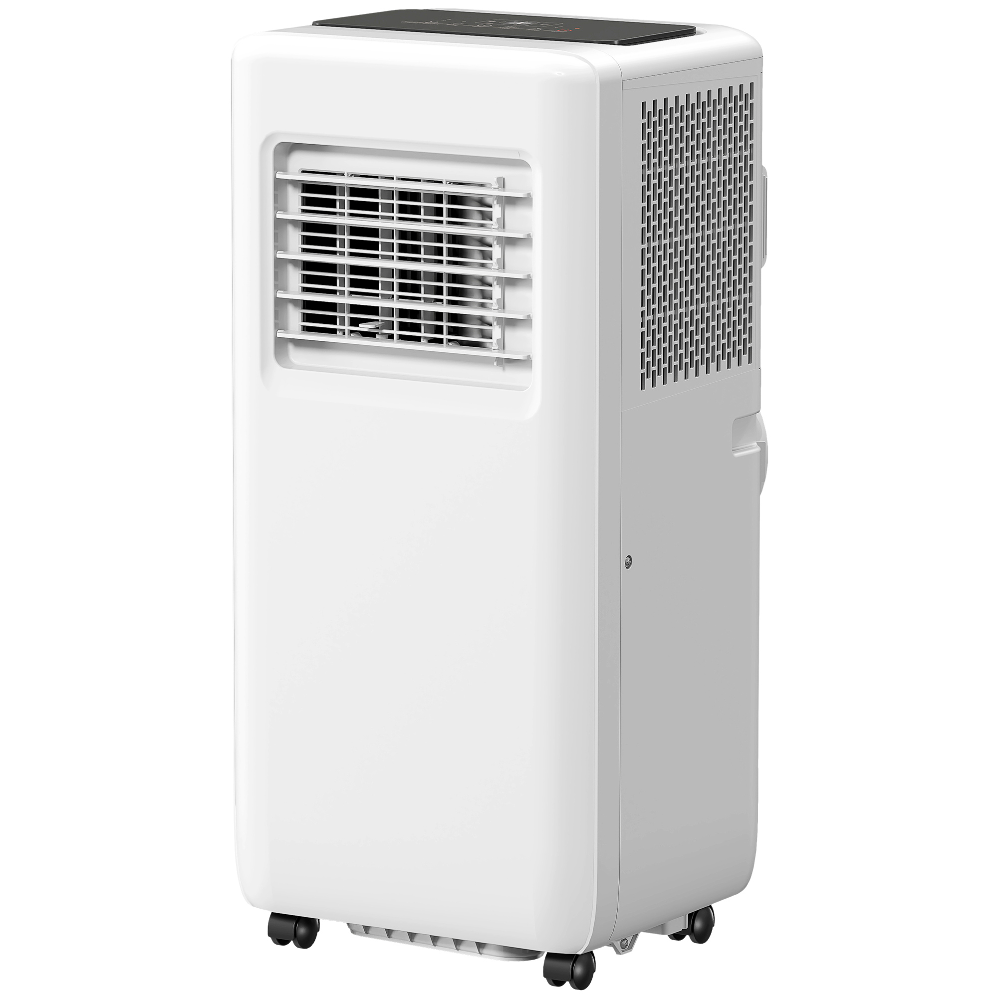 Draagbare Airconditioner met Meerdere Standen, LED-Display, Timer en Wielen, Wit