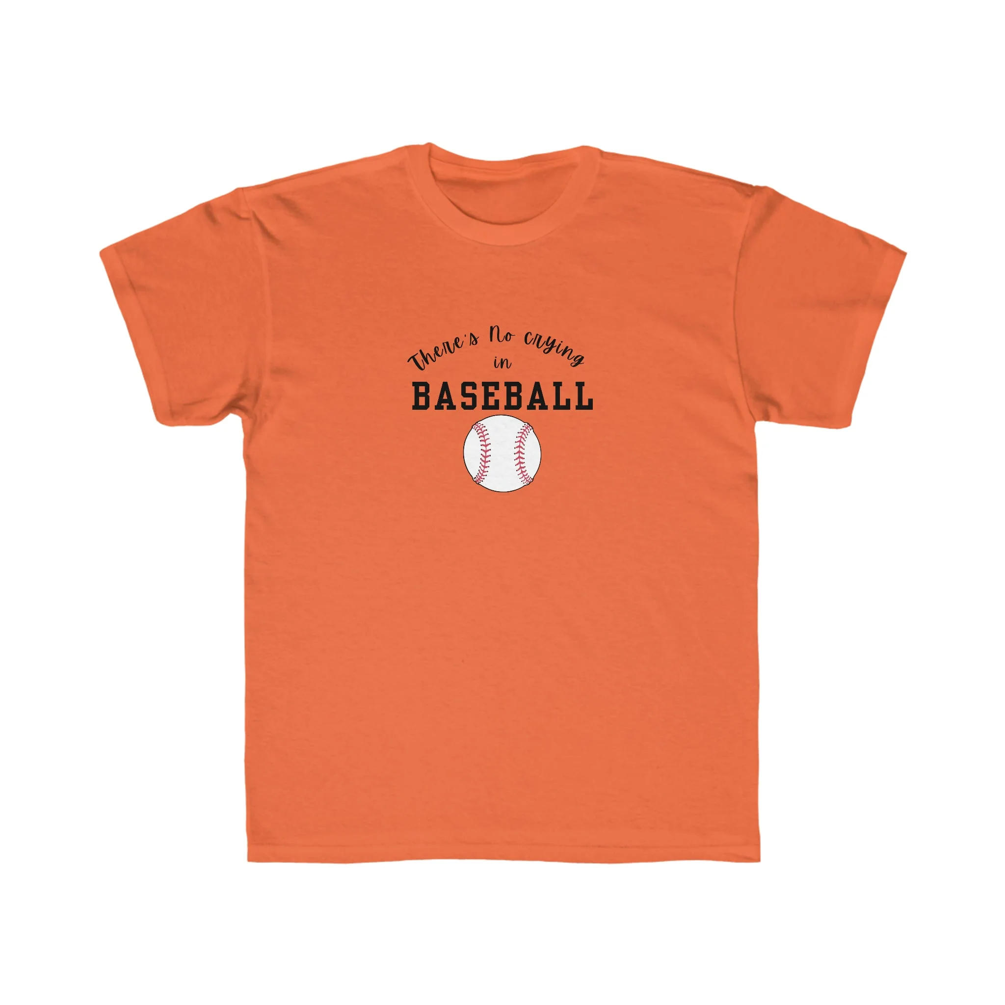 A League of their Own T-shirt | Girls Baseball Tee | There's No Crying in Baseball T-shirt | Kids Movie Tee