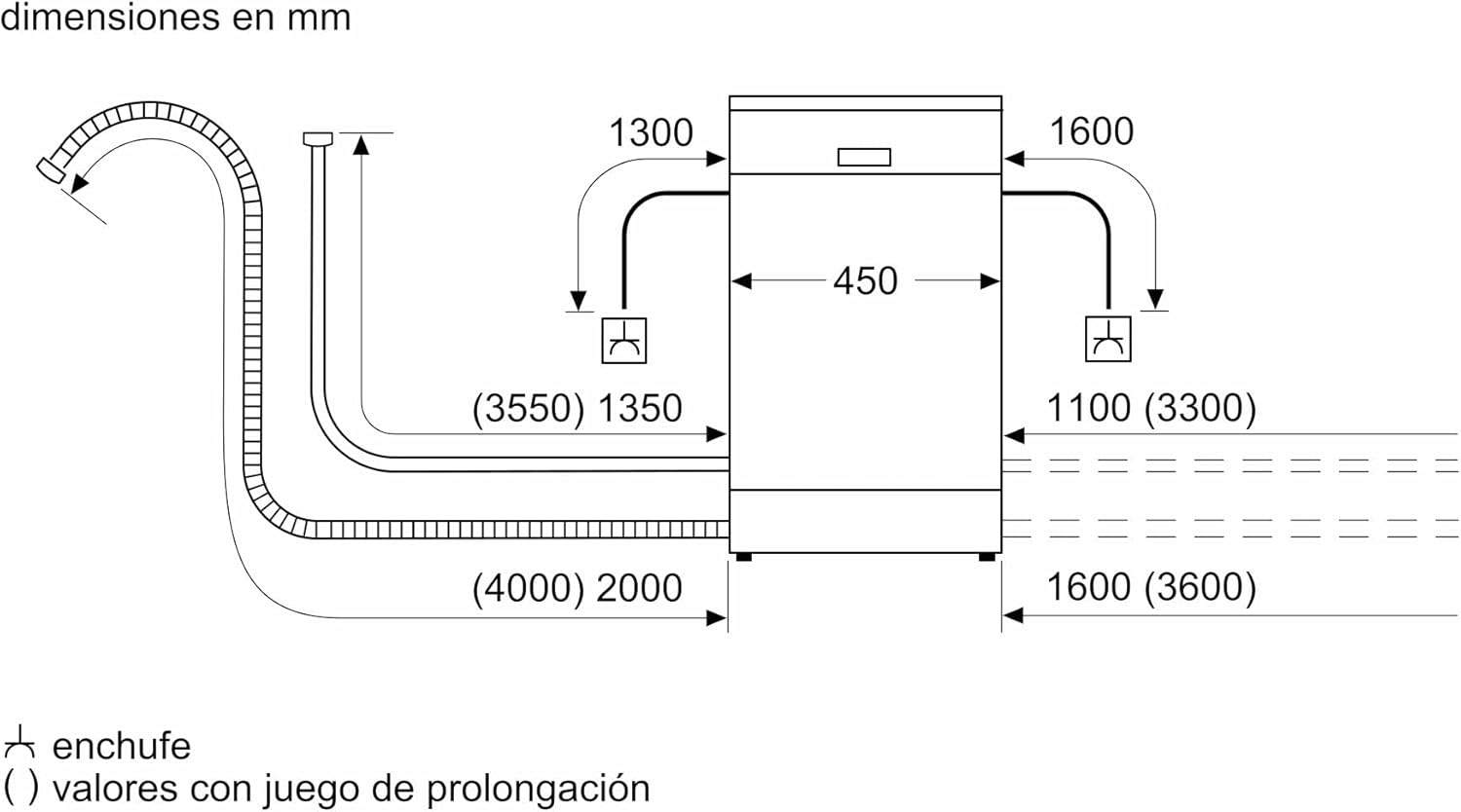 Balay Lavavajillas 3Vn4010Ba 45 Cm, Libre instalación, Blanco