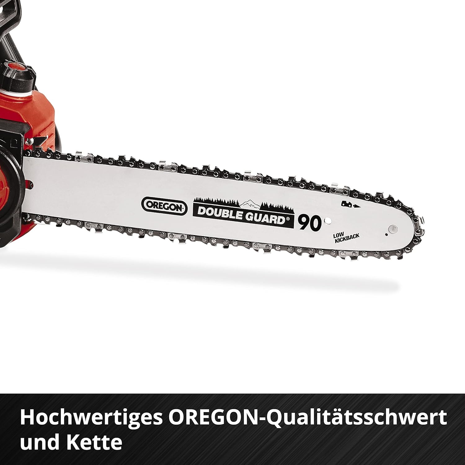 Einhell Akku-Kettensäge GE-LC 36/35 Li Power X-Change (Li-Ion, 36 V, 33 cm Schnittlänge, 15 m/s Schnittgeschwindigkeit, bürstenloser Elektromotor, inkl. 2x 4,0 Ah Akkus und Twincharger)