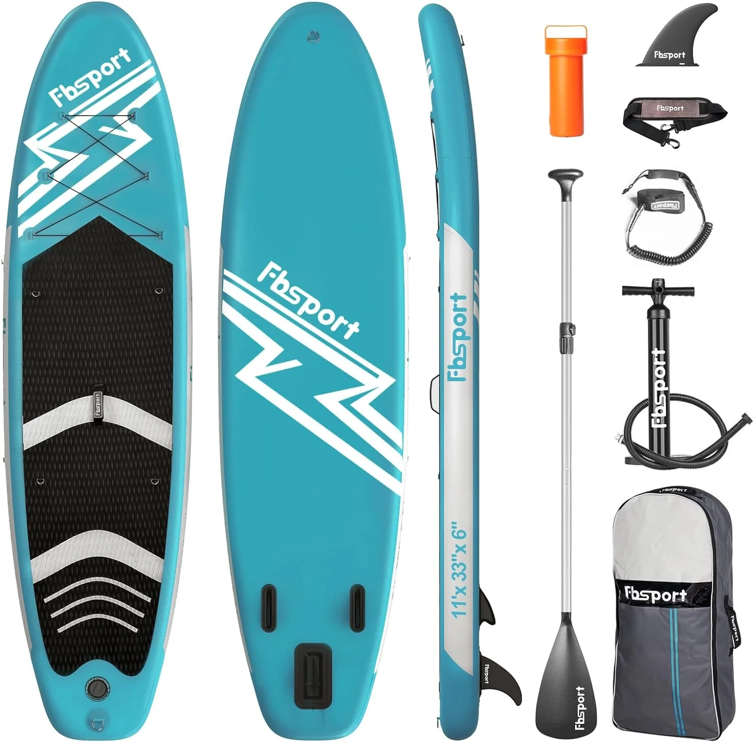 Premium-Stand-Up-Paddle-Board, Yoga-Board mit strapazierf?higem SUP-Zubeh?r und Tragetasche | Breiter Stand, Surf-Kontrolle, rutschfestes Deck, Leine, Paddel und Pumpe f��r Jugendliche und Erwachsene