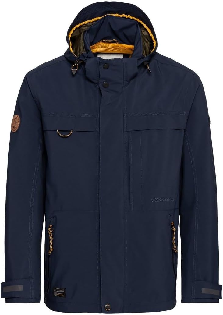 camel active Herren teXXXactive Jacke mit Abnehmbarer Kapuze