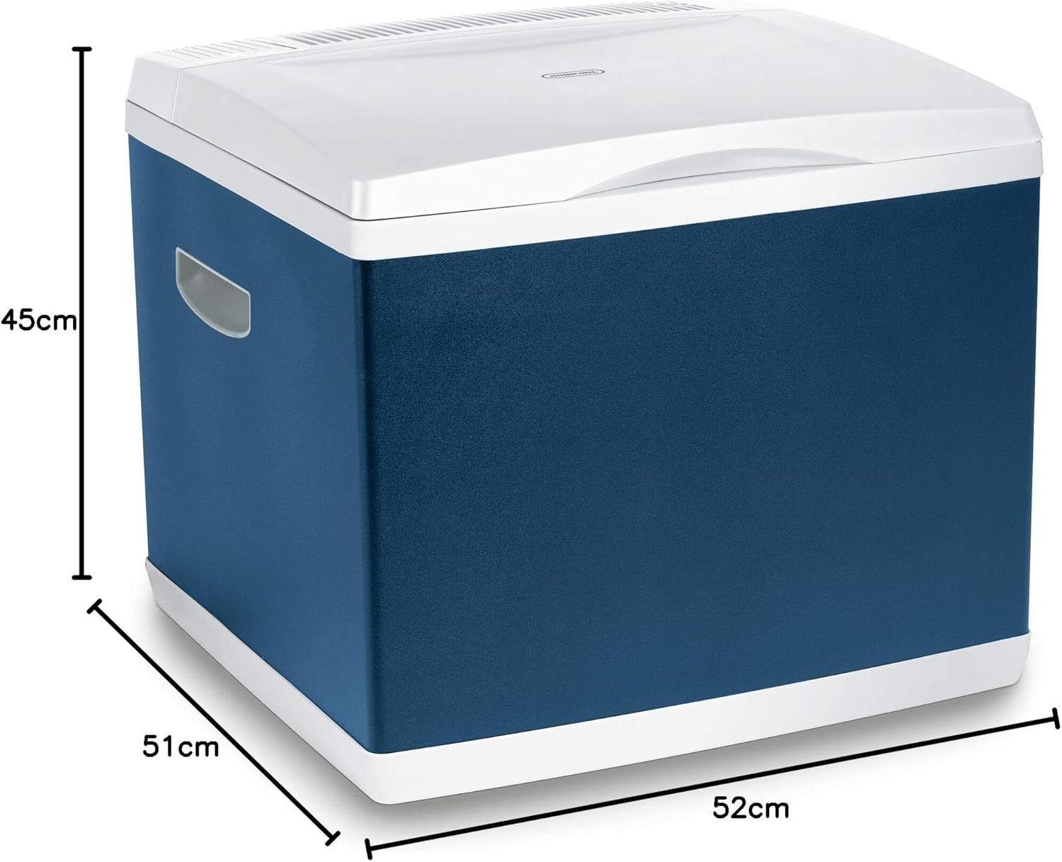 Mobicool MB40, Hybrid, tragbare Kompressor- thermoelektrische-Kühlbox/Gefrierbox, 38 Liter, 12 V und 230 V für Auto, Lkw, Steckdose, Blau