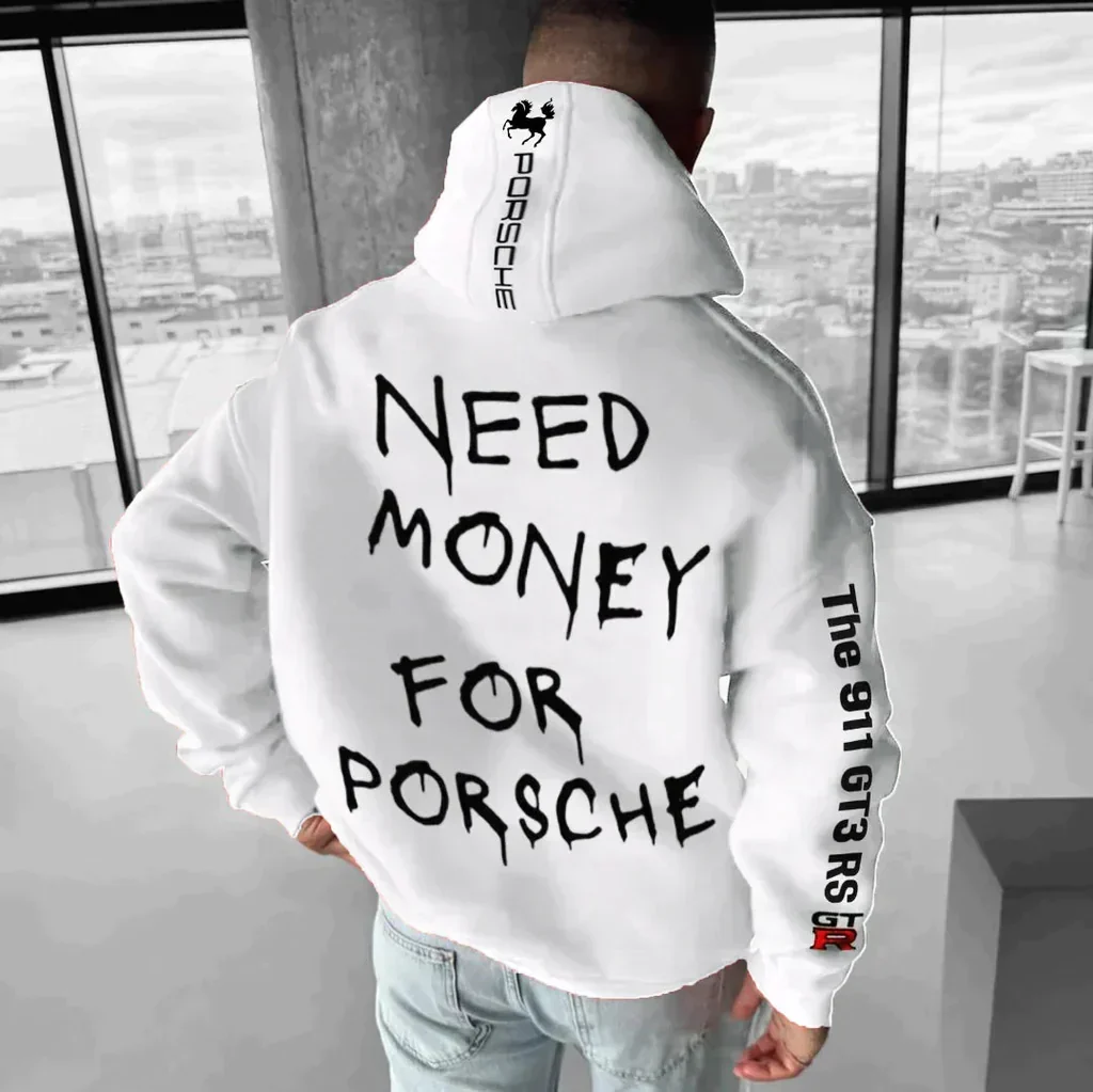 Unisex Renn-Hoodie mit Grafikdruck �C Dynamischer Look