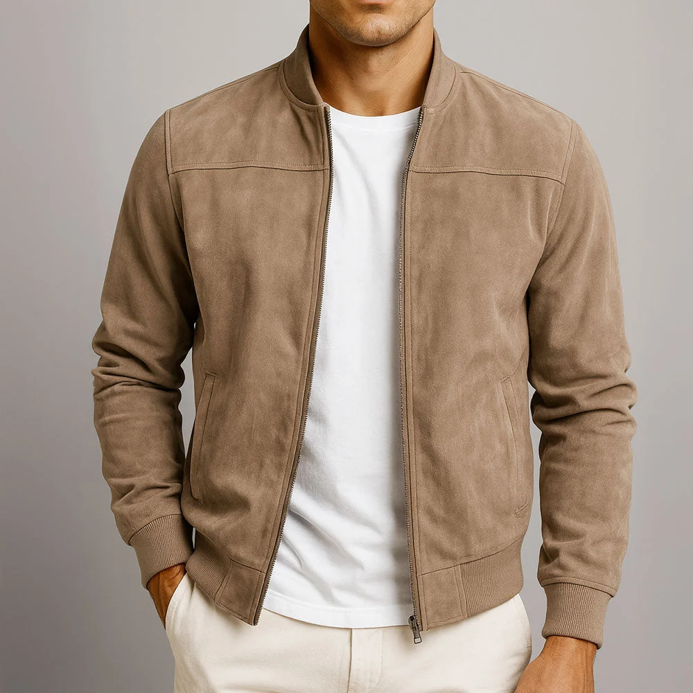 Herren-Wildlederjacke �C Zeitlose Eleganz und raffinierter Stil