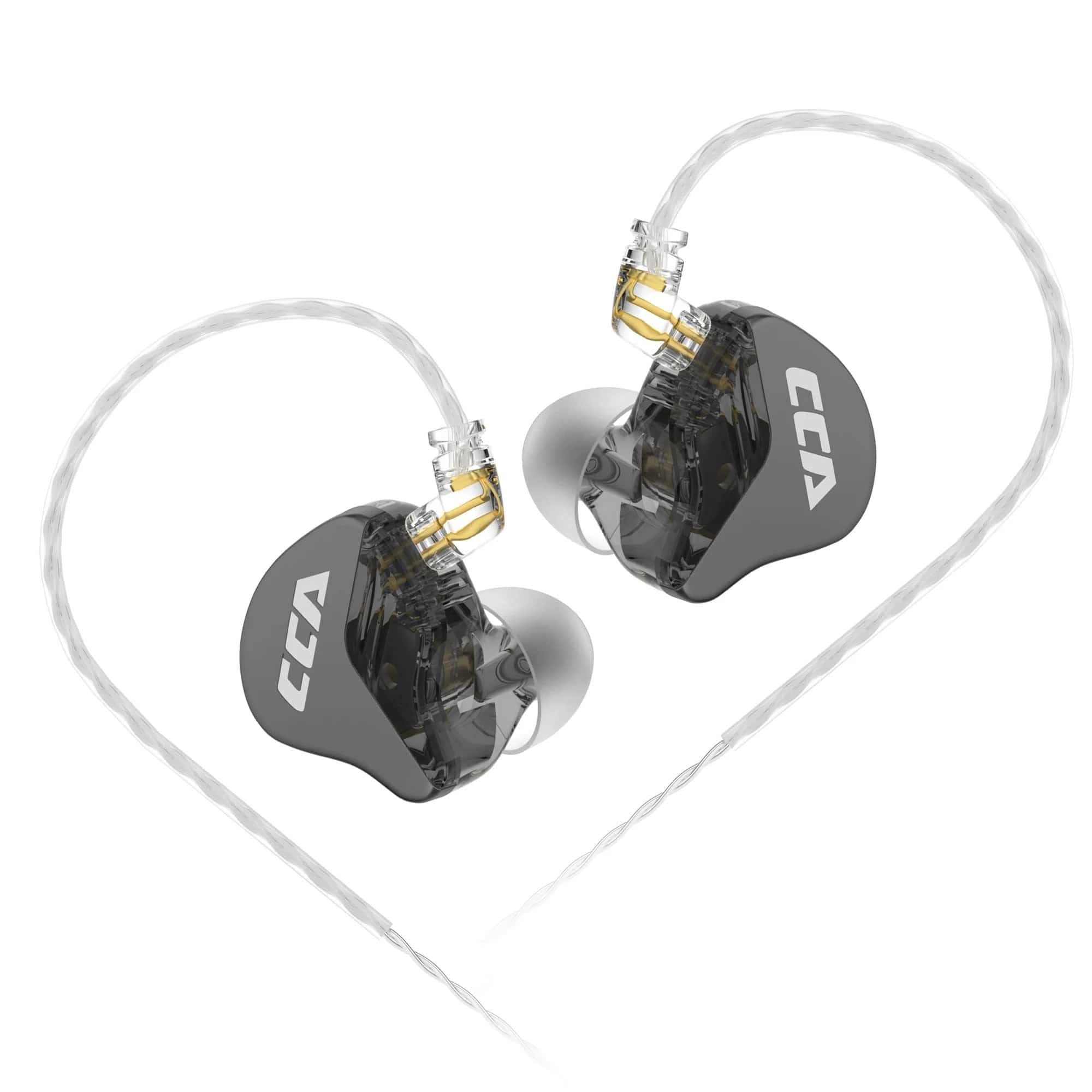 CCA CRA In-Ear Monitor Headphones Wired IEM Earphones with Ultra-Thin Diaphragm & Deep Bass Sound