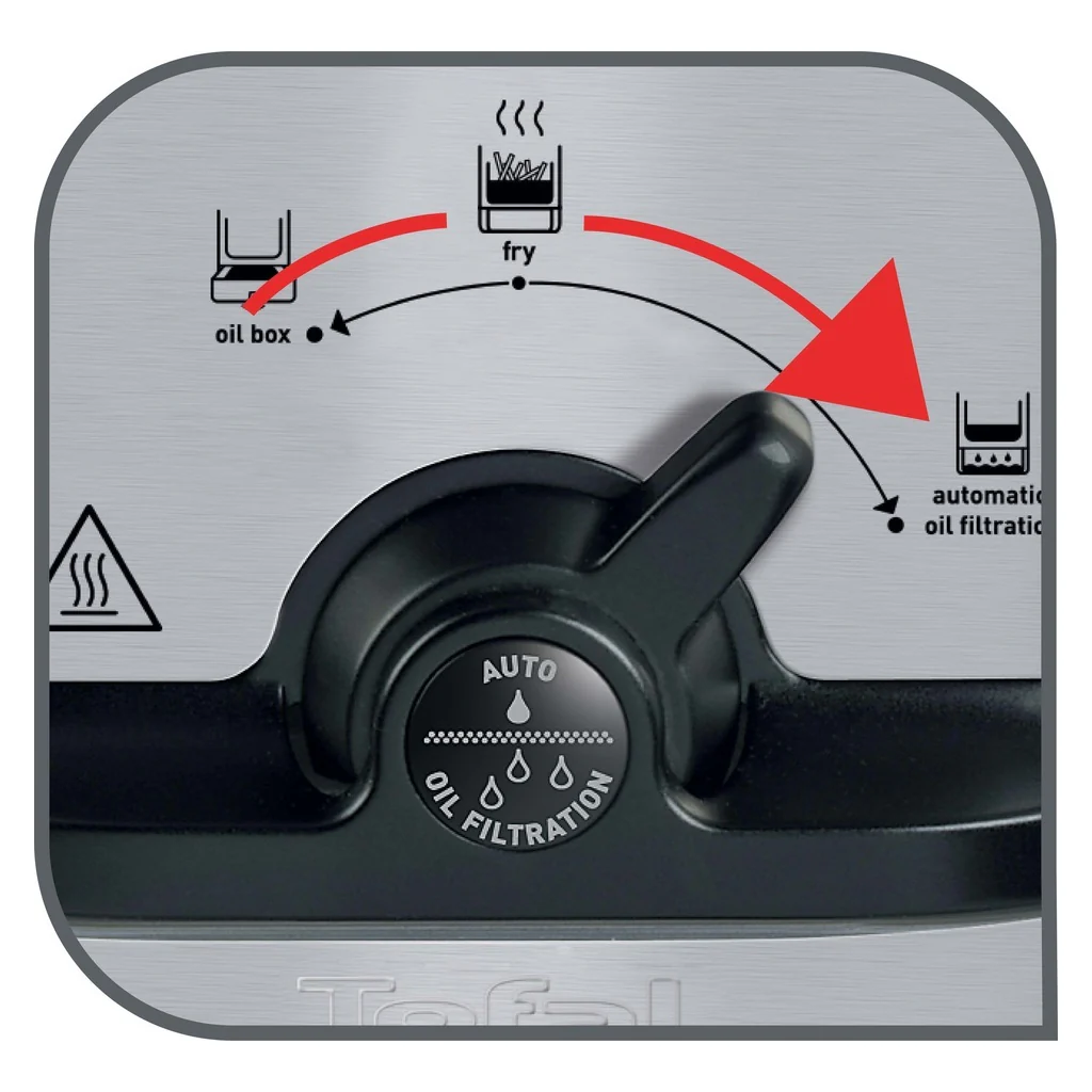 Tefal TEF Friteuse Oleoclean Compact FR7016 RVS