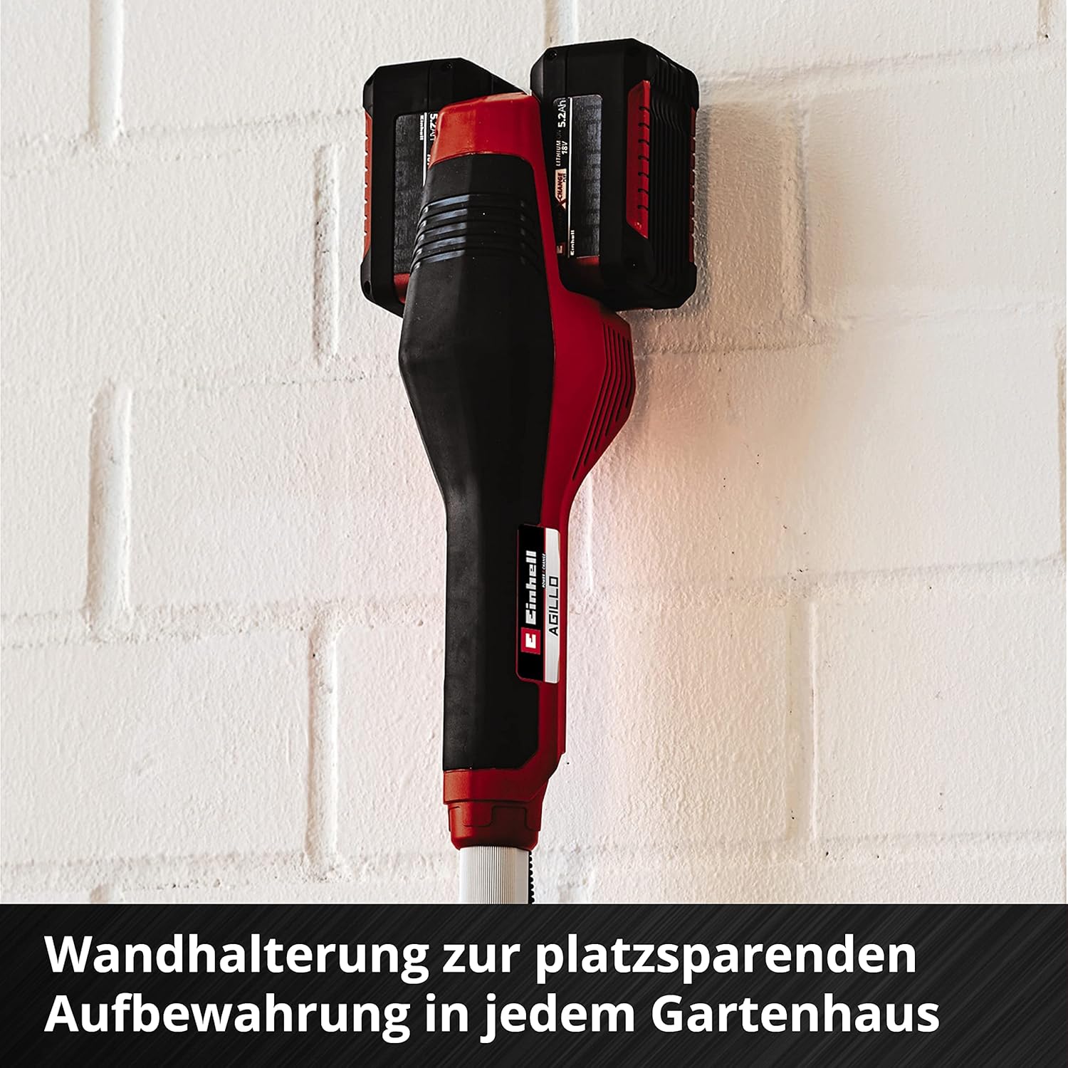 Einhell Akku-Sense Agillo 36/255 BL Power X-Change (Li-Ion, 2 x 18 V, Brushless Front-Motor, elektronische Drehzahlregulierung, Zweihandgriff, Split Shaft, ohne Akku und Ladegerät)