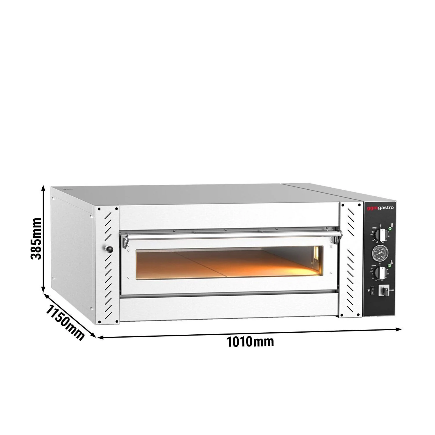 Elektrisk pizzaovn �C 6 x 30 cm (dyp) �C manuell